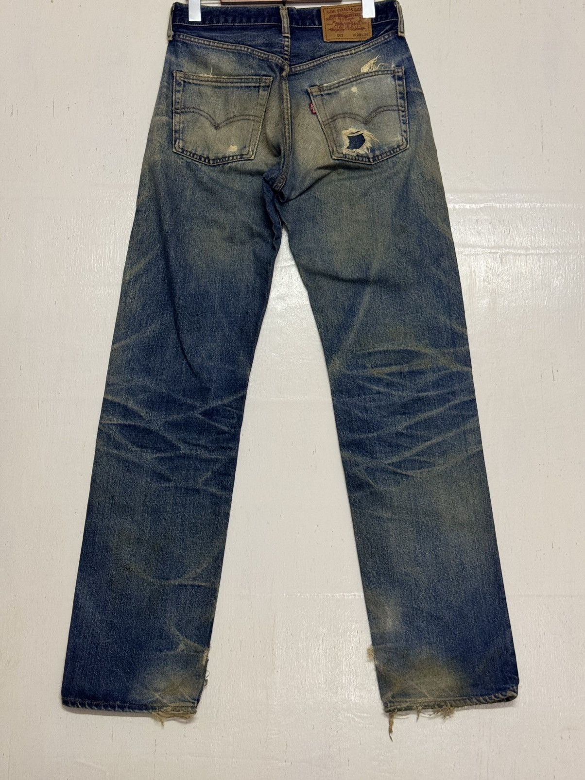 Levi's Vintage Levis 502 Japan Denim Distress Size US 30 / EU 46 - 5 Thumbnail