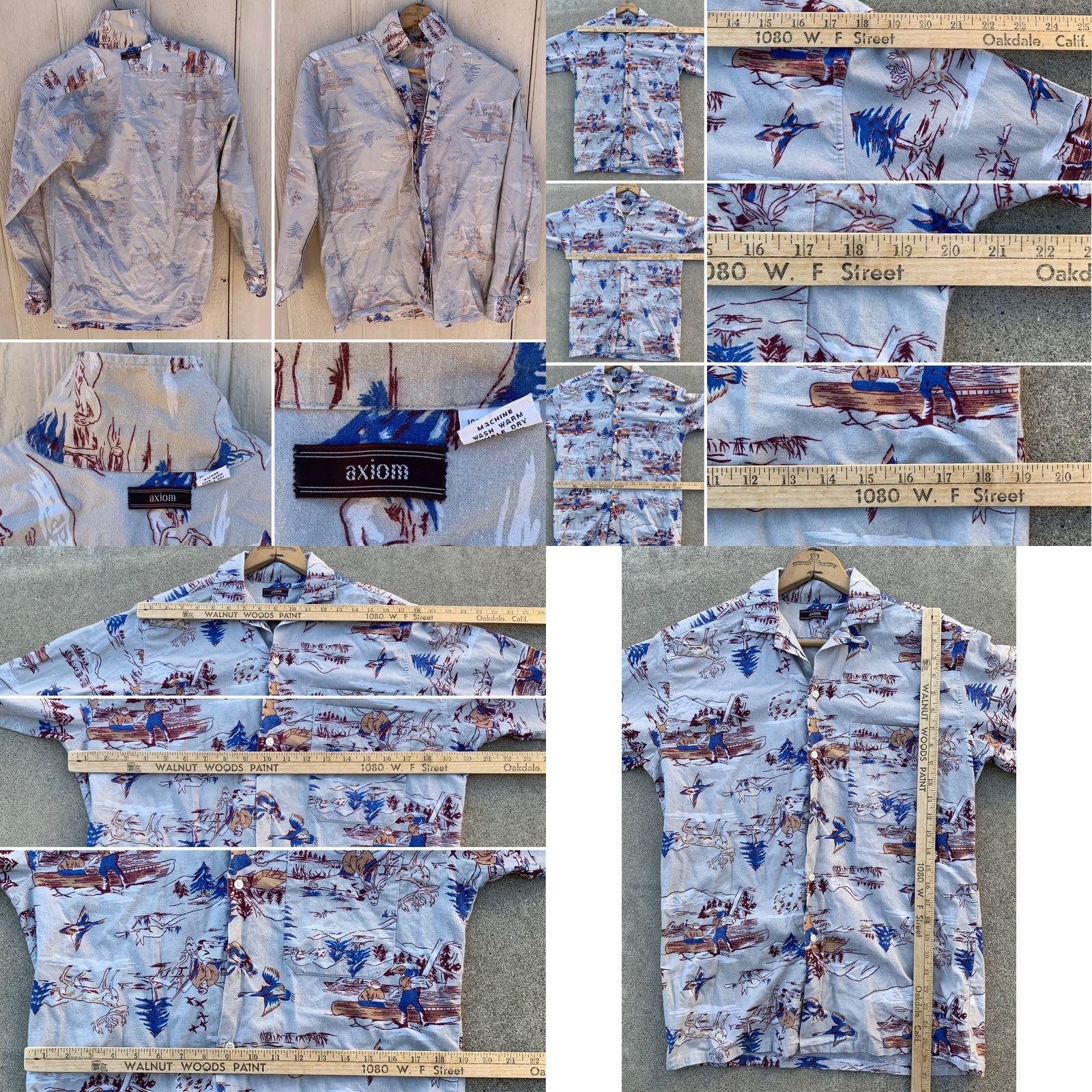 Vintage VINTAGE Axiom Flannel Shirt Camping Canoe Hunting Outdoors Made in USA size S Size US S / EU 44-46 / 1 - 7 Thumbnail