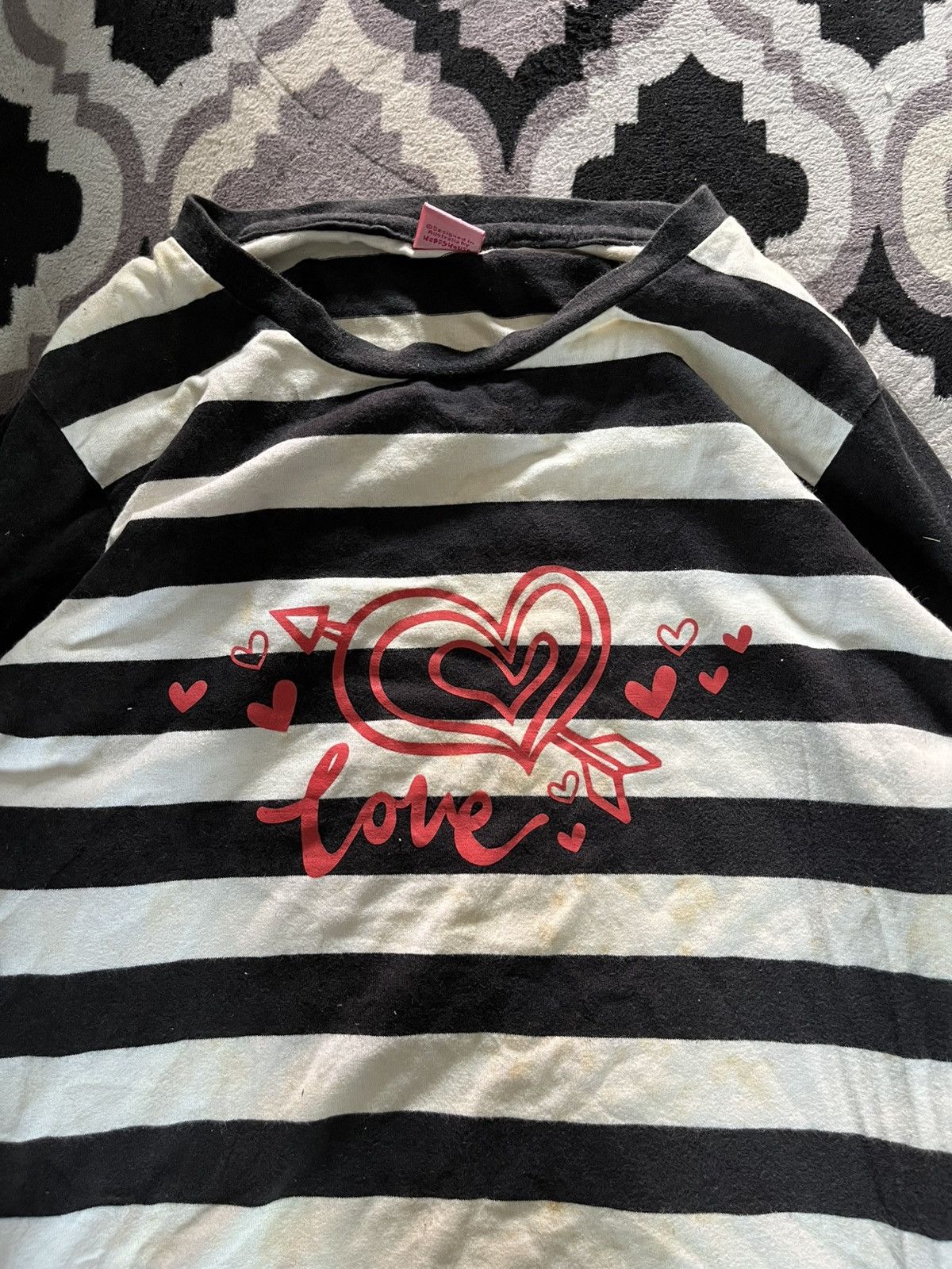 Hysteric Glamour 2000s happy n co striped double layers Size US S / EU 44-46 / 1 - 2 Thumbnail