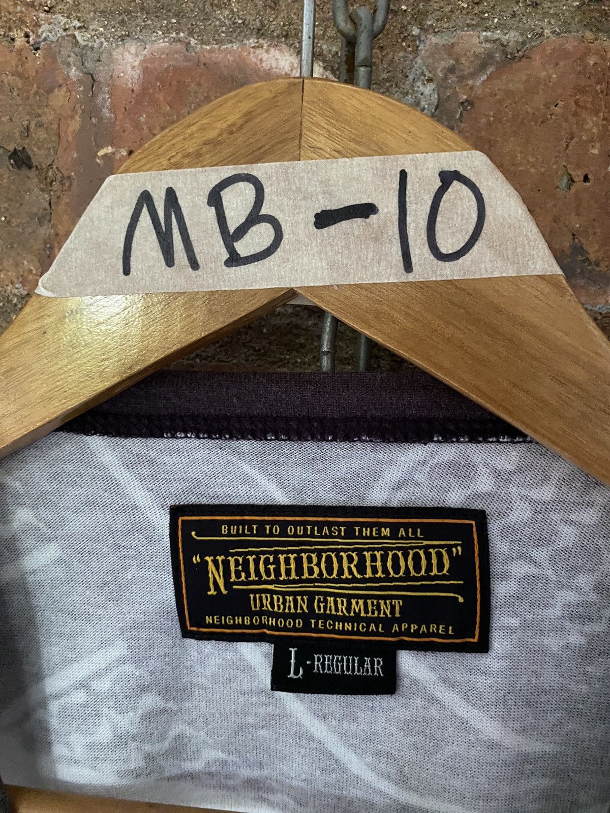 Neighborhood 2000s NHBH Shemagh hamas trompe l'oeil tee Size US M / EU 48-50 / 2 - 10 Thumbnail
