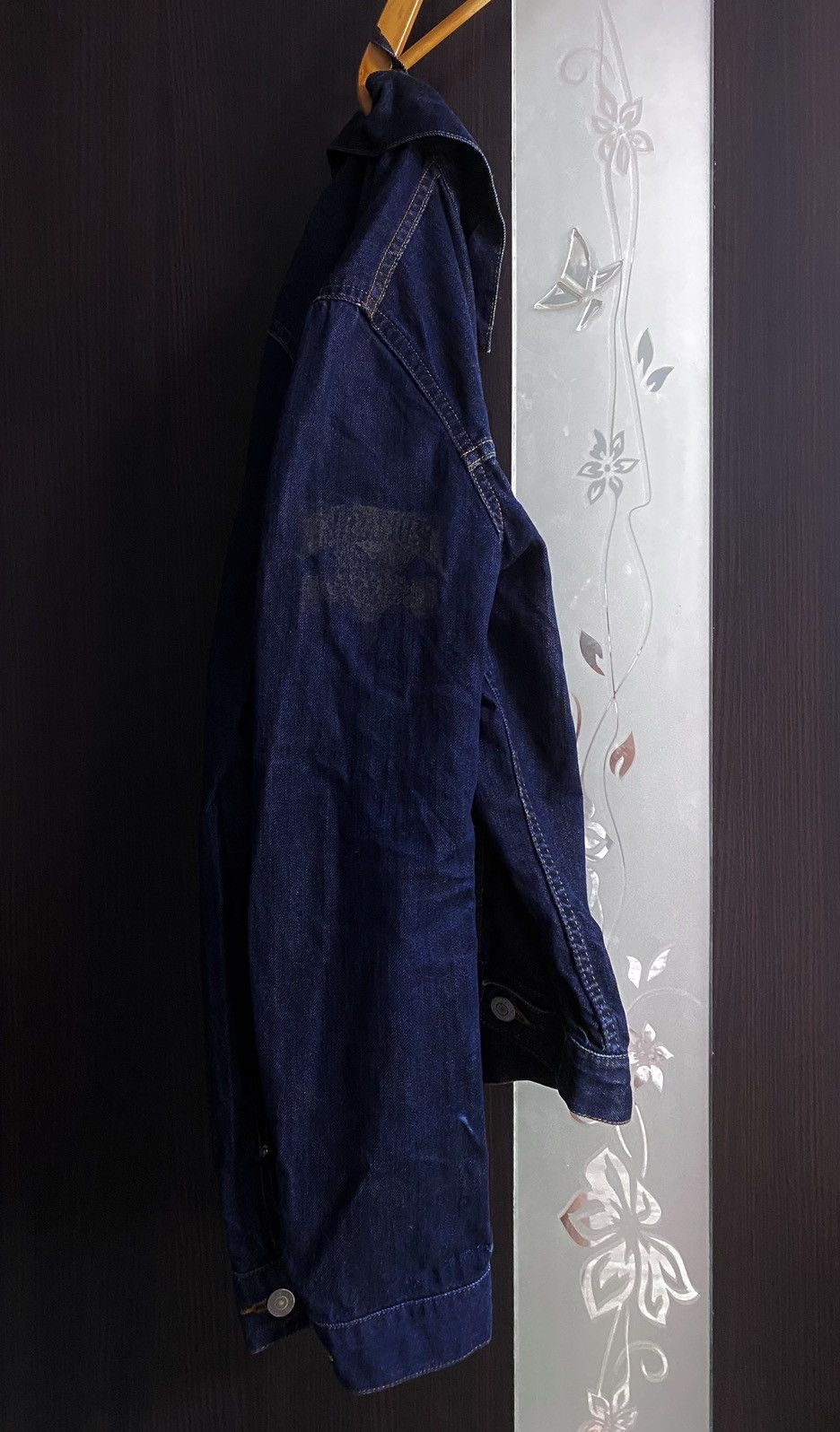 Levi's Women’s Levi’s Navy Denim Vintage Jacket Streetwear Size L / US 10 / IT 46 - 5 Thumbnail