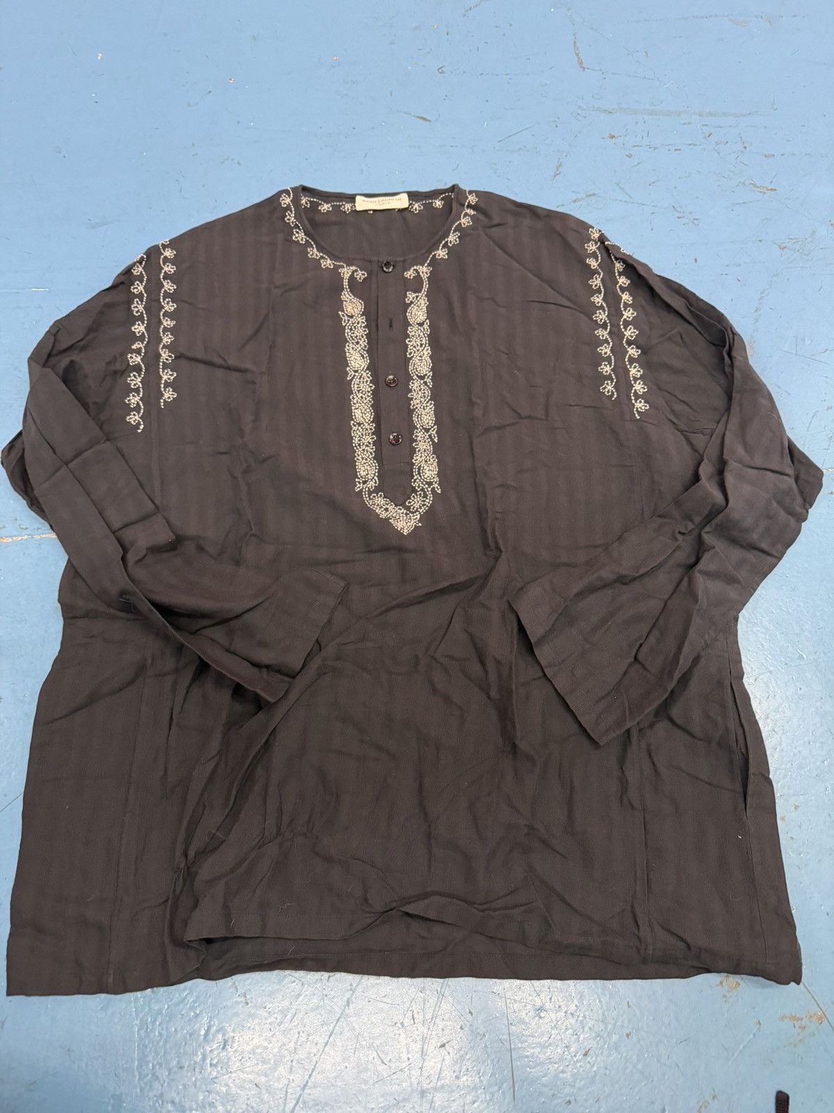Saint Laurent Paris SAINT LAURENT SS15 EMBROIDERED TUNIC Size US S / EU 44-46 / 1 - 1 Thumbnail