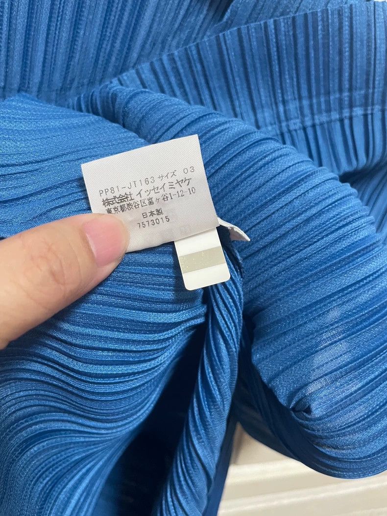 Issey Miyake issey miyake size:3 Blue short-sleeved shirt 2505-Nextarro Size XXS / US 00 / IT 34 - 7 Thumbnail