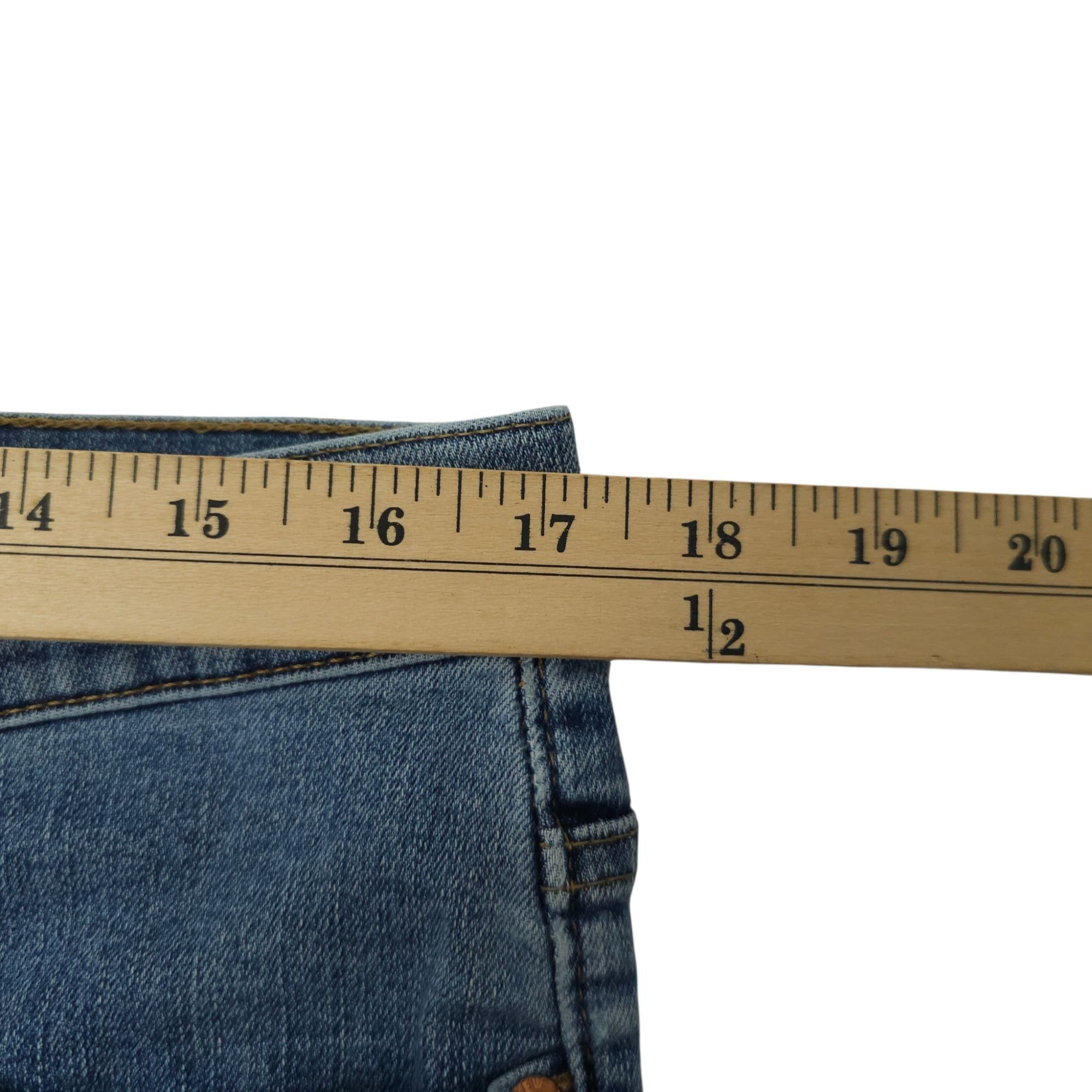 J.Crew J.Crew 9" Toothpick Jeans Womens 32 Button Front Mid Rise Size 24" / US 00 / IT 34 - 13 Thumbnail