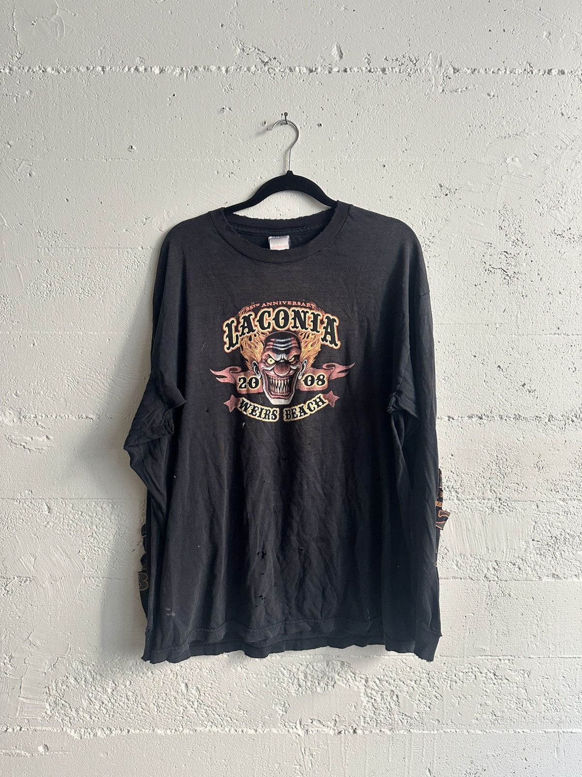Alstyle × Vintage Super Thrashed laconia Vintage Longsleeve Size US XL / EU 56 / 4 - 1 Thumbnail