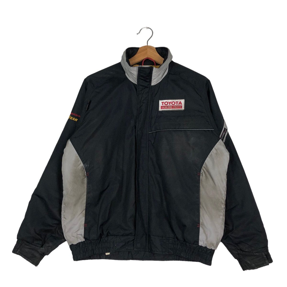 Japanese Brand 🔥Vintage Bomber Jacket Toyota Good Year Racing Style Size US S / EU 44-46 / 1 - 1 Thumbnail