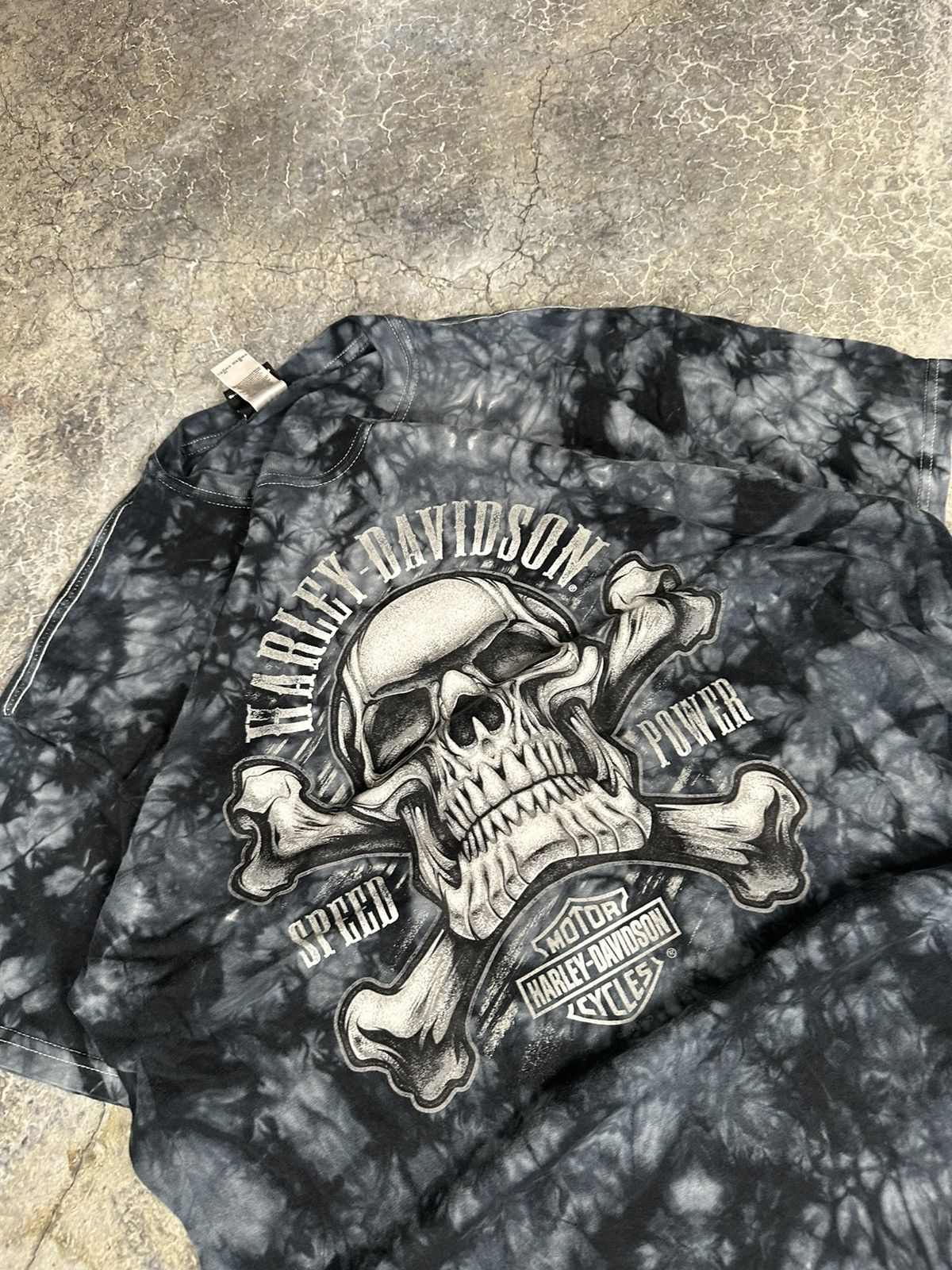 Harley Davidson × Vintage Vintage Harley Davidson Skull Tee Size US XL / EU 56 / 4 - 3 Thumbnail