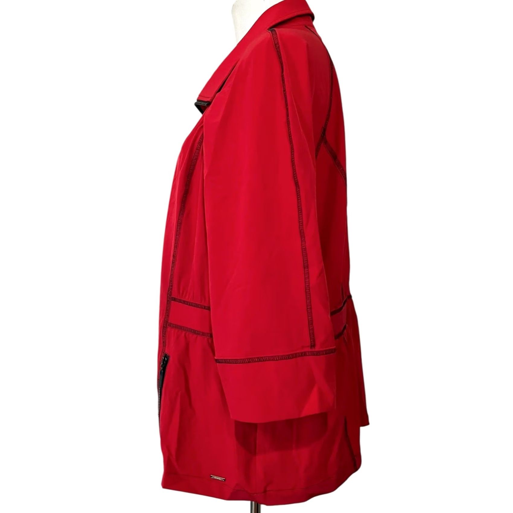 Vintage Zenergy by Chico's Jacket Red 3/4 Sleeve Windbreaker Zip XL Womens Pant? Size XL / US 12-14 / IT 48-50 - 5 Thumbnail