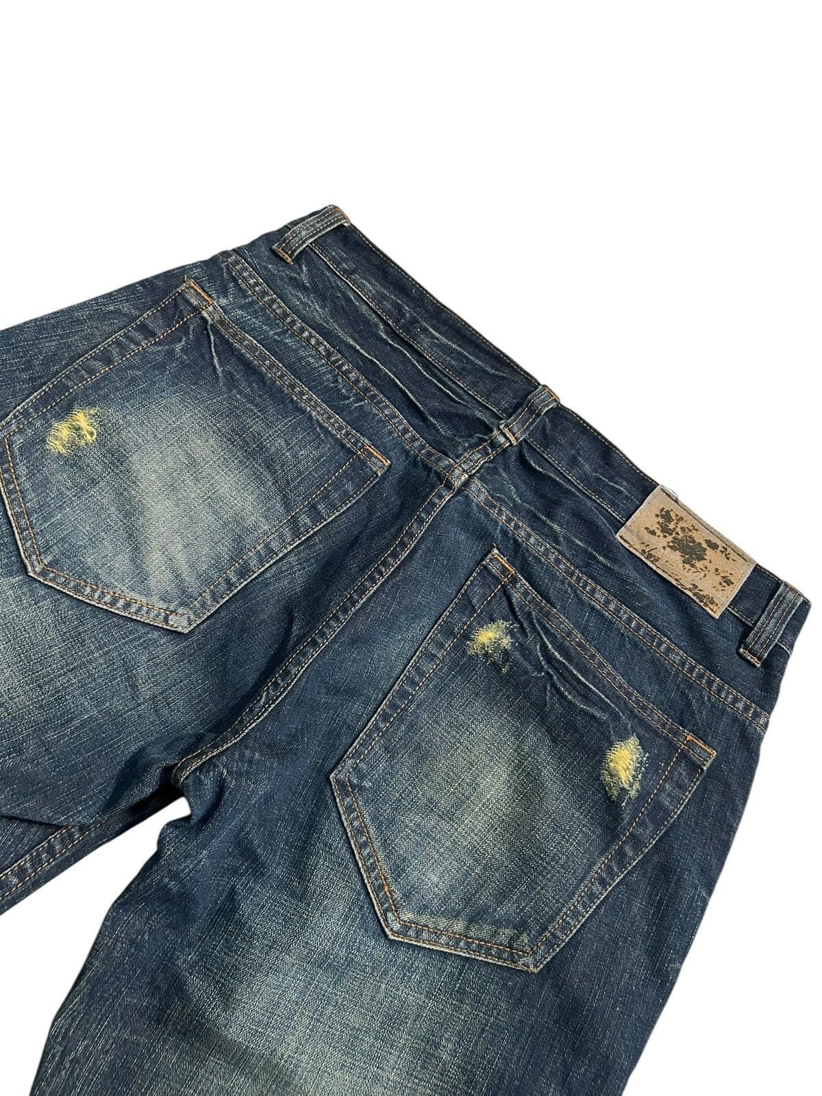 Japanese Brand × Kapital × Vintage Nylaus Japanese Style Distressed Denim Jeans Size US 34 / EU 50 - 13 Thumbnail