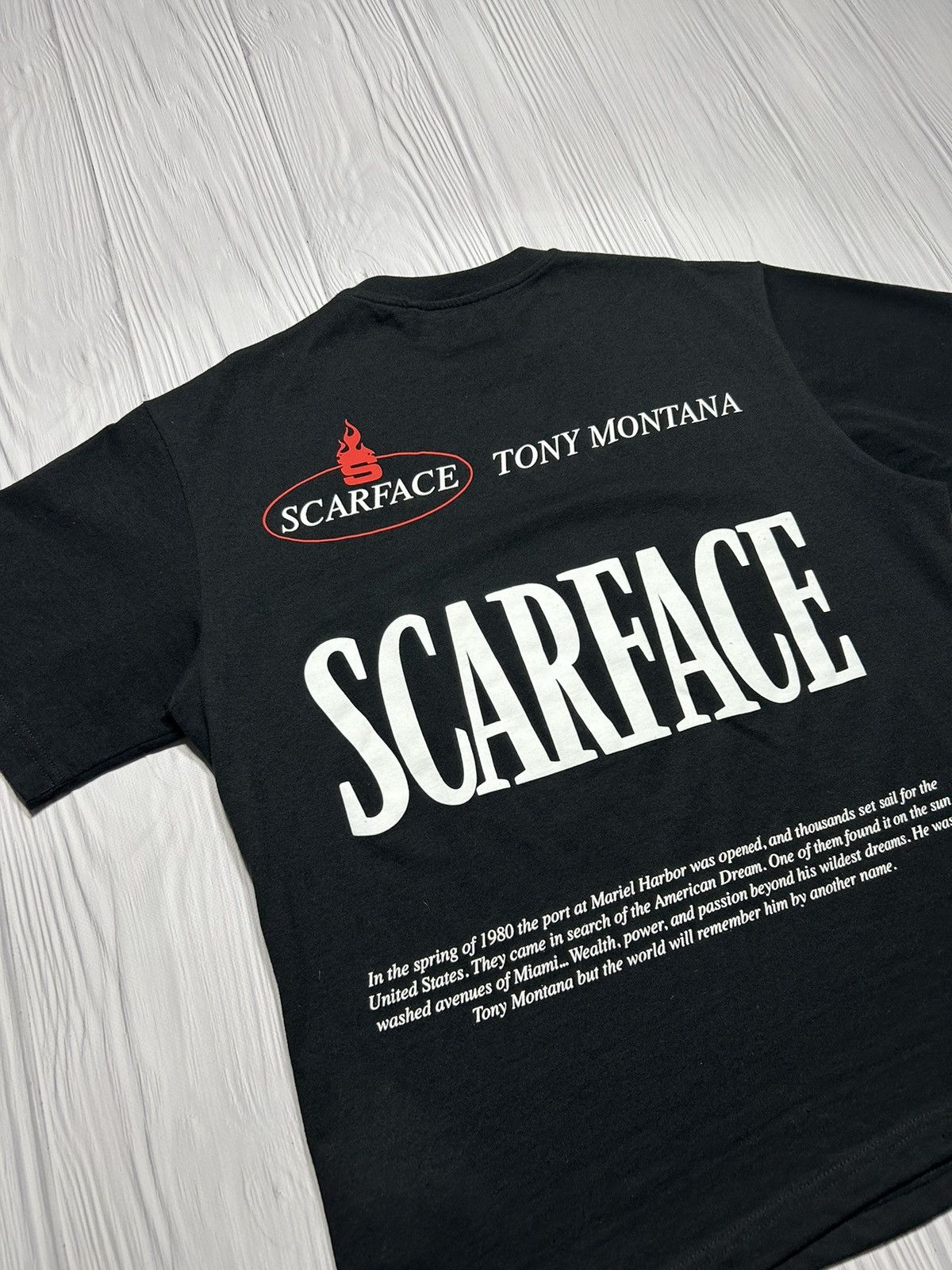 Vintage Scarface Tony Montana Big Logo T-Shirt Size US M / EU 48-50 / 2 - 7 Thumbnail