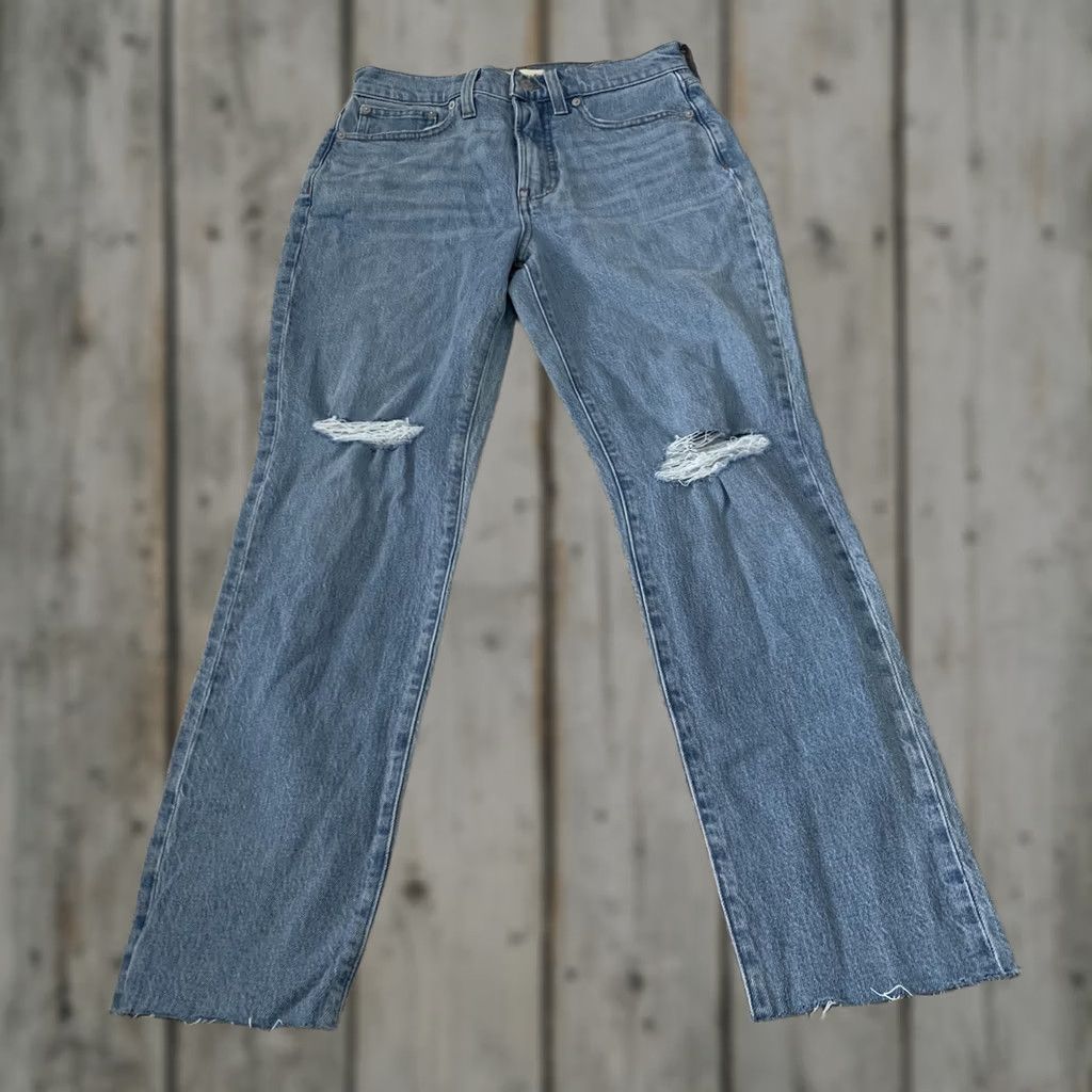 Madewell Madewell Jeans Womens 27 The Perfect Vintage Ankle High Rise Blue Denim NJ175 Size 27" / US 4 / IT 40 - 1 Thumbnail