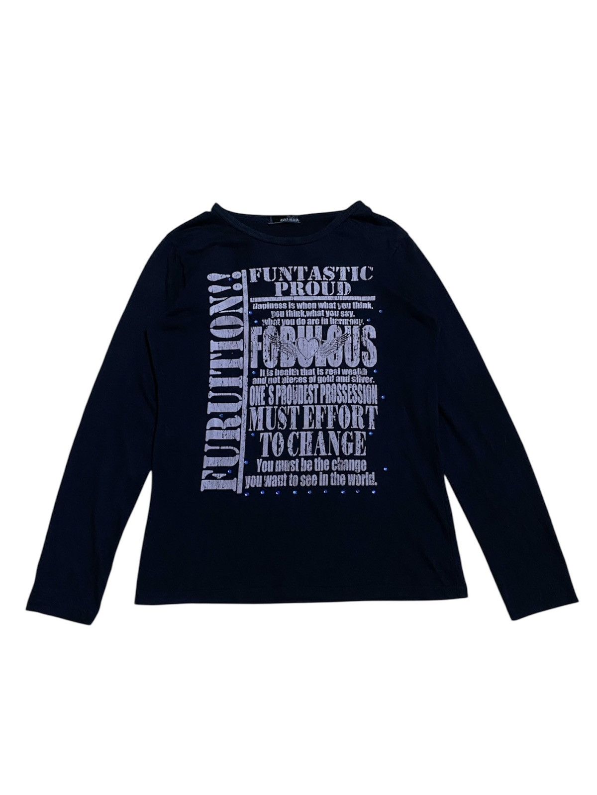 Beauty Beast Longsleeve Poem emo style Size US S / EU 44-46 / 1 - 1 Thumbnail