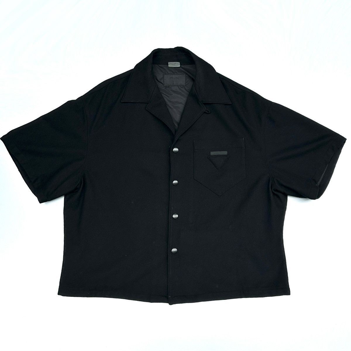 Prada PRADA OVERSIZED WOOL SHIRT Size US L / EU 52-54 / 3 - 2 Thumbnail
