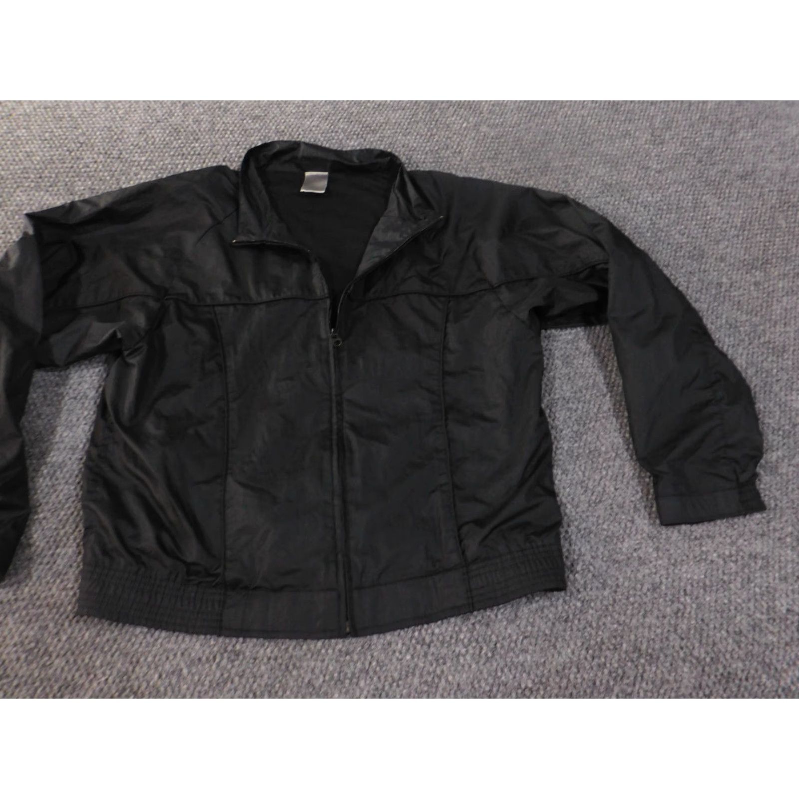 Nike Nike Jacket Womens Large Black Windbreaker Zip Active Vintage Y2K Style Regular Open Casual Fall Spring Womens Size L Size L / US 10 / IT 46 - 2 Thumbnail