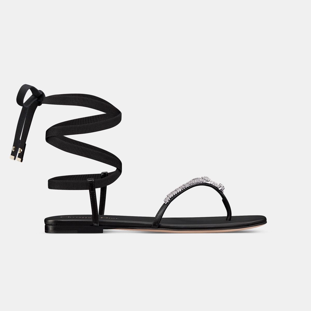 Dior o1bcso1str0225 Sunset Thong Sandal in Black Size US 6 / IT 36 - 1 Thumbnail