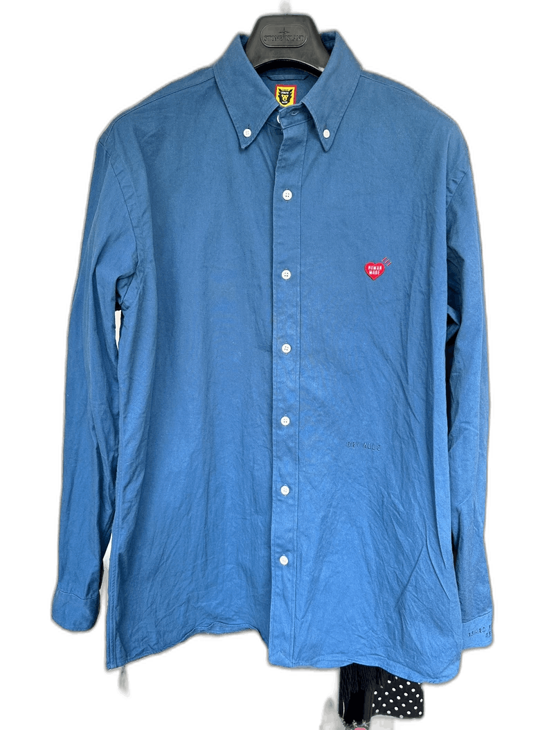 Human Made Human Made Blue Heart Button-Up Shirt Size US XL / EU 56 / 4 - 1 Thumbnail