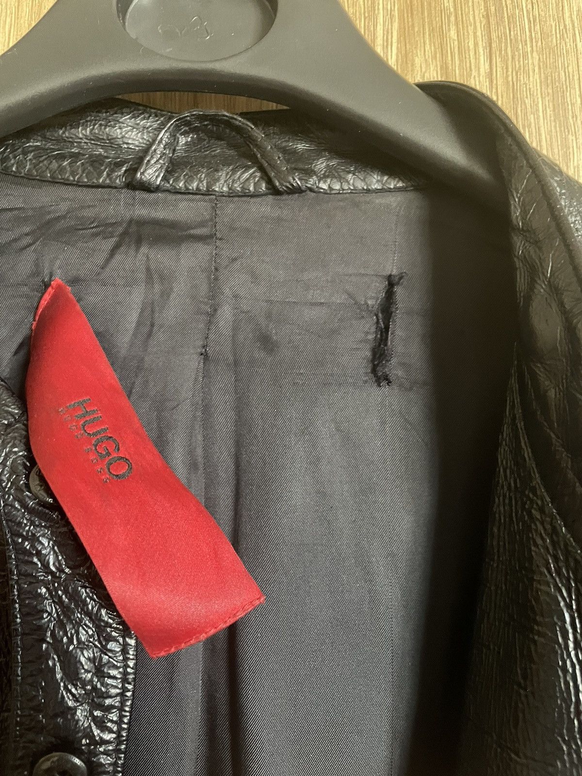 Hugo Boss Vintage Hugo Boss Leather Jacket Size S / US 4 / IT 40 - 5 Thumbnail