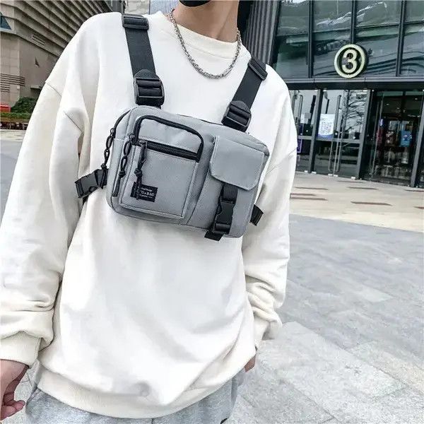 Japanese Brand Young Men Chest Bag Size ONE SIZE - 1 Thumbnail