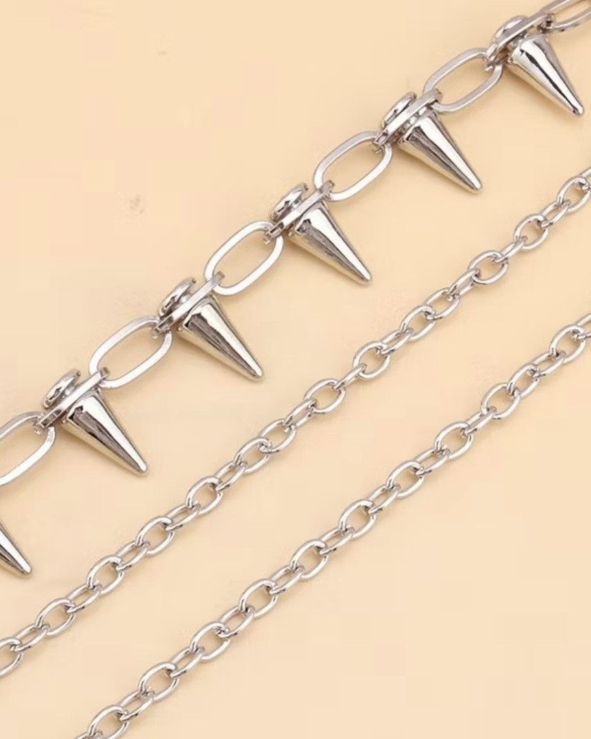 Jewelry Y2K Punk Waist Pants Chain Wallet hiphop Chain Keychain Size ONE SIZE - 3 Thumbnail