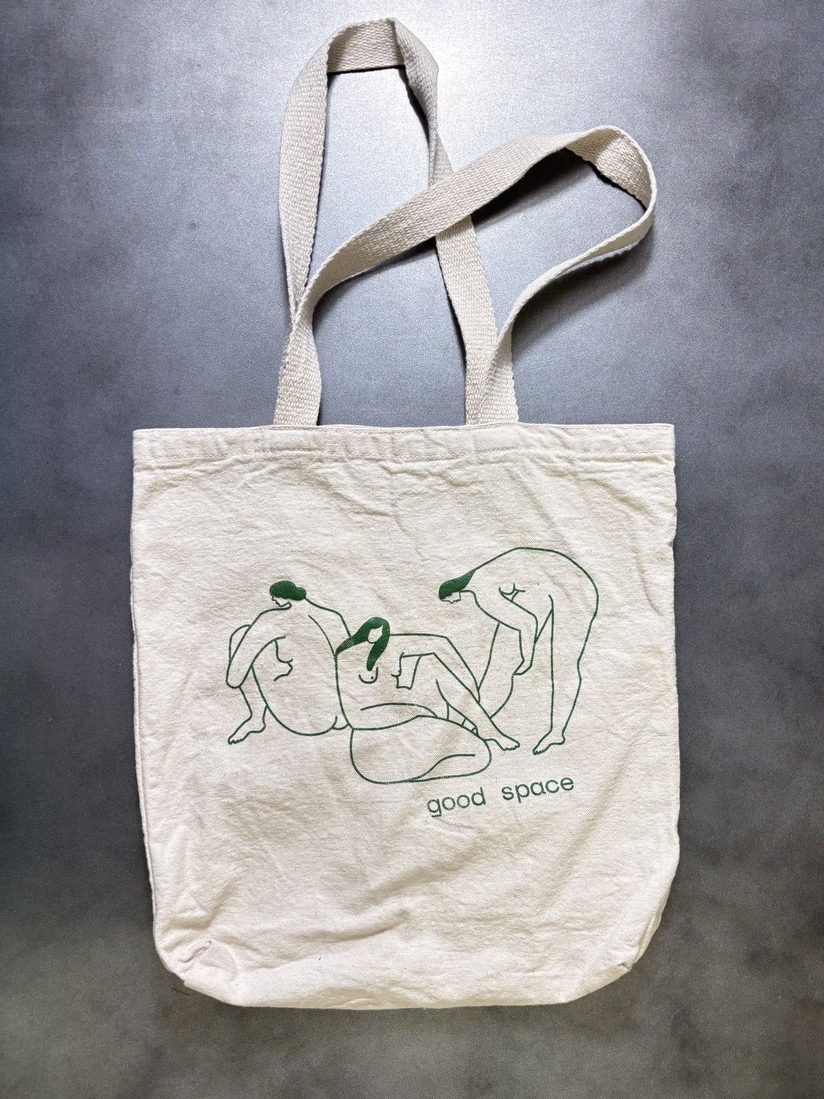 Other Good Space Tote Bag Screen Print Canvas Shoulder Bag NYT Size ONE SIZE - 2 Thumbnail