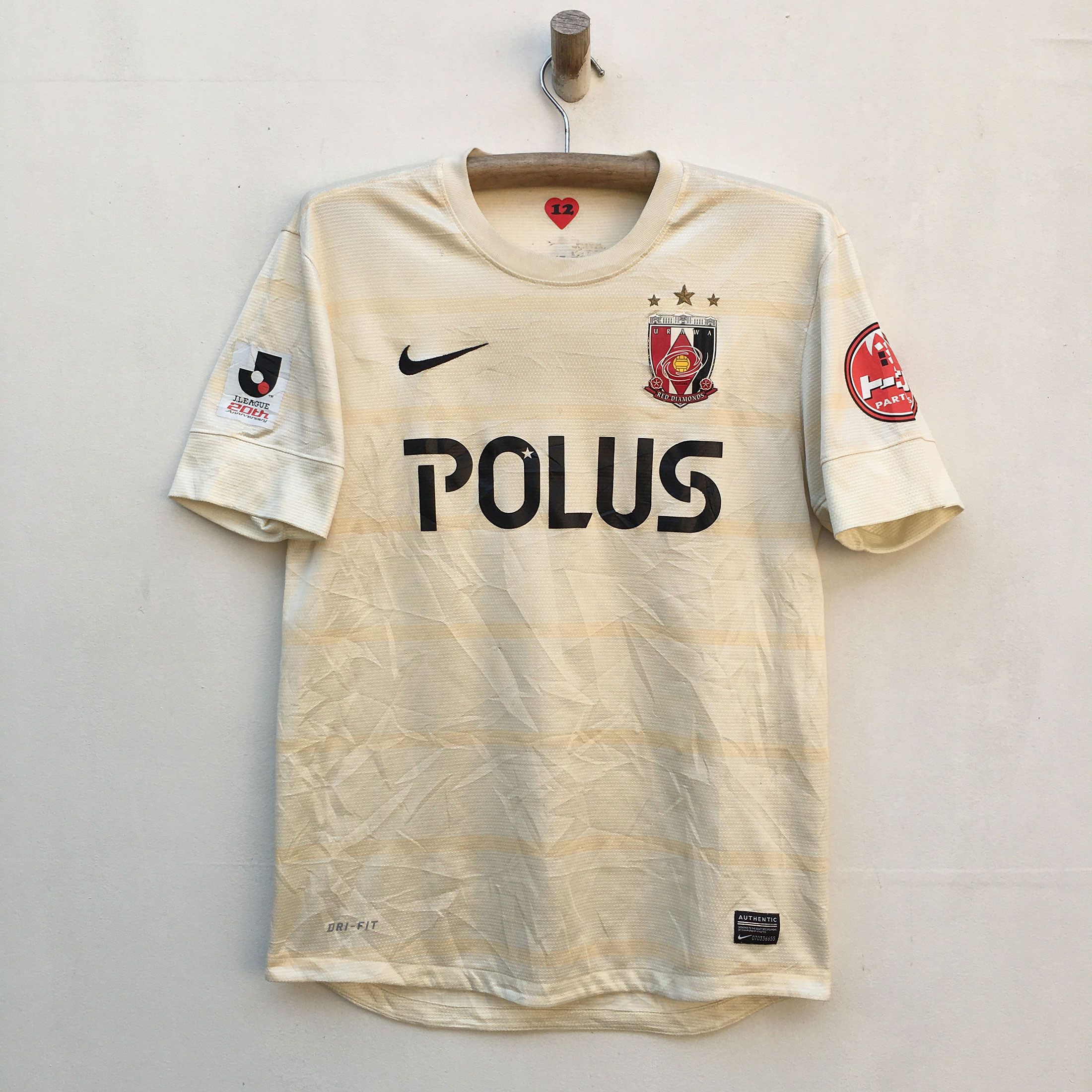 Japanese Brand Nike Urawa Red Diamonds Mitshubishi Japan J League Kit Size US S / EU 44-46 / 1 - 1 Thumbnail