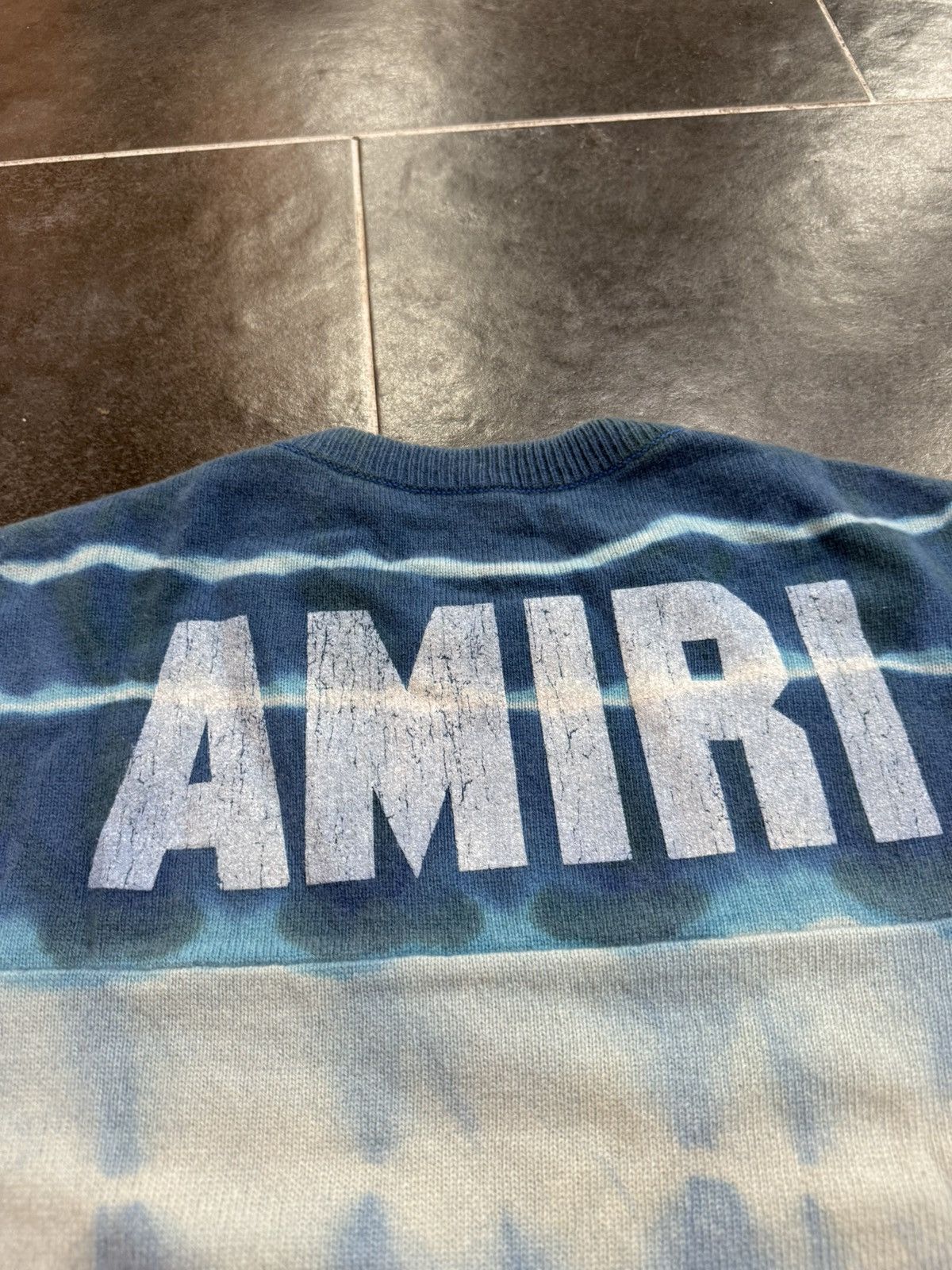 Amiri Amiri TIE DYE KNIT FOOTBALL JERSEY Size US S / EU 44-46 / 1 - 3 Thumbnail