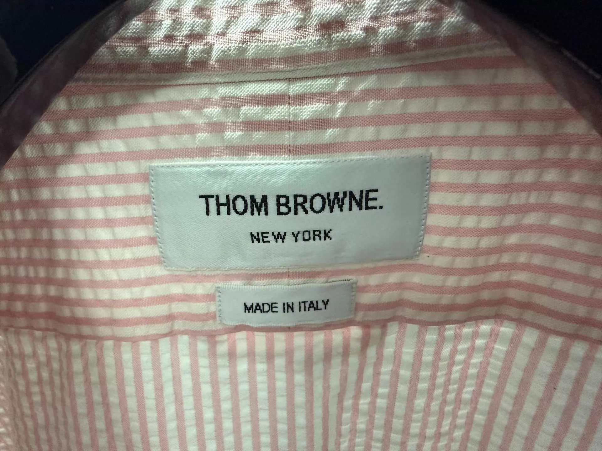 Thom Browne Thom Browne Pink Bubble Short Sleeve Shirt Size 2 Rare Size US M / EU 48-50 / 2 - 3 Thumbnail