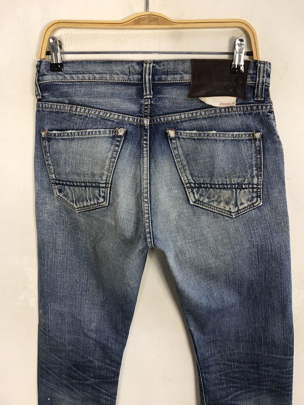Japanese Brand × Johnbull × Vintage Vintage John Bull Selvedge Workwear Design Denim Jeans Size US 30 / EU 46 - 13 Thumbnail