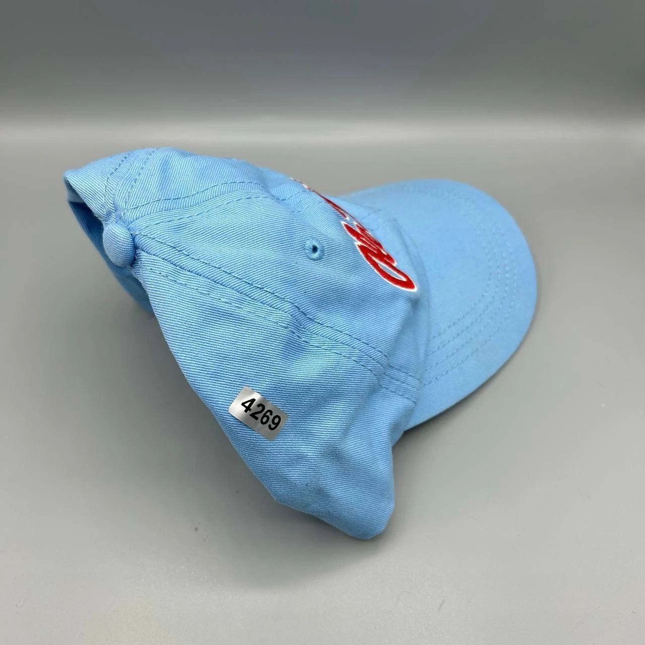 Other Ole Miss Hat Women Blue Embroidered Strap Back Cap Cotton Size ONE SIZE - 8 Thumbnail