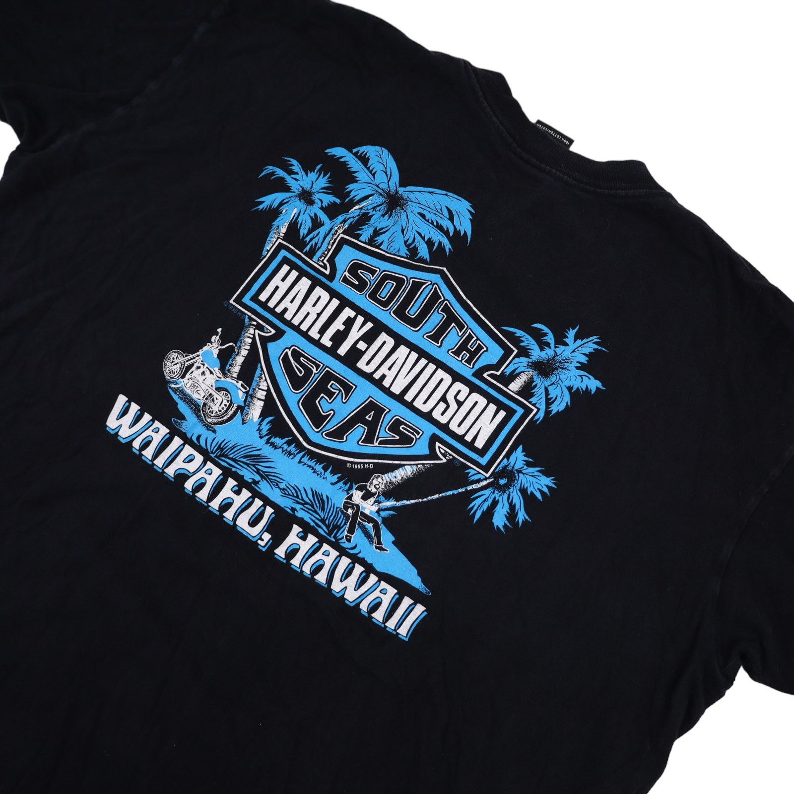 Harley Davidson × Vintage Vintage Harley Davidson Hawaiian Primal Force Graphic Shirt Size US XXL / EU 58 / 5 - 10 Thumbnail