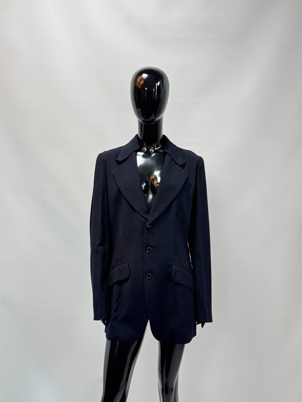 Y's × Yohji Yamamoto Y's Yohji Yamamoto Wool Navy Blazer Jacket Size M / US 6-8 / IT 42-44 - 9 Thumbnail