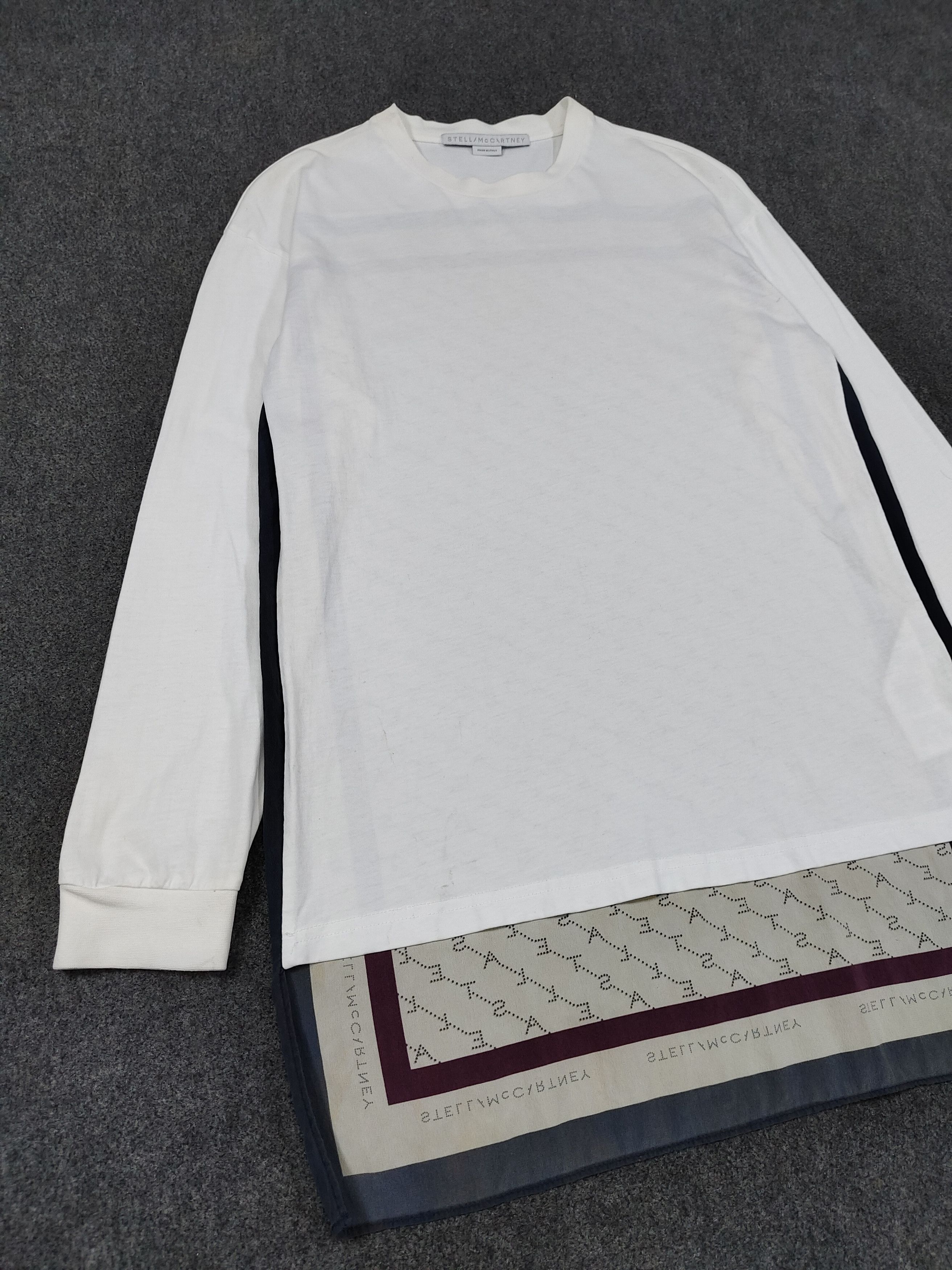 Stella McCartney Stella McCartney💥 Silk Scarf Back Panel Logo Long Sleeve Size M / US 6-8 / IT 42-44 - 5 Thumbnail
