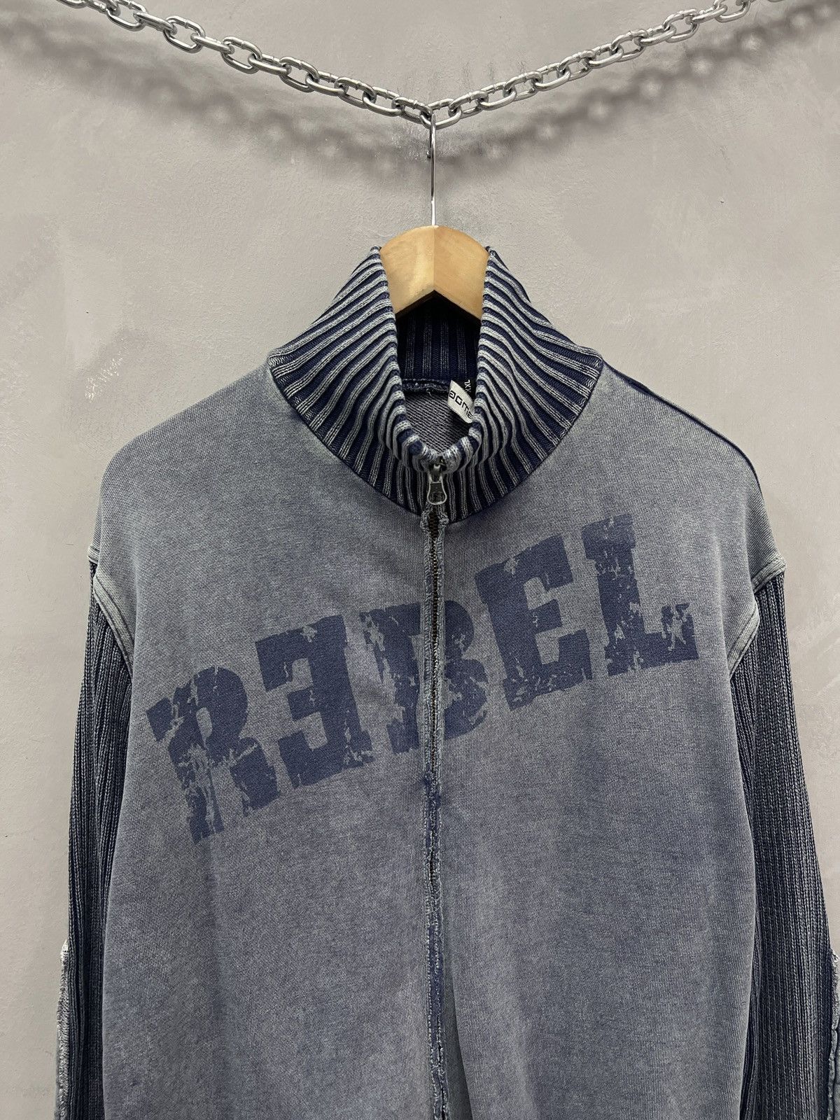 Diesel Diesel style washed zip sweater y2k style kapital japan Size US XL / EU 56 / 4 - 2 Thumbnail