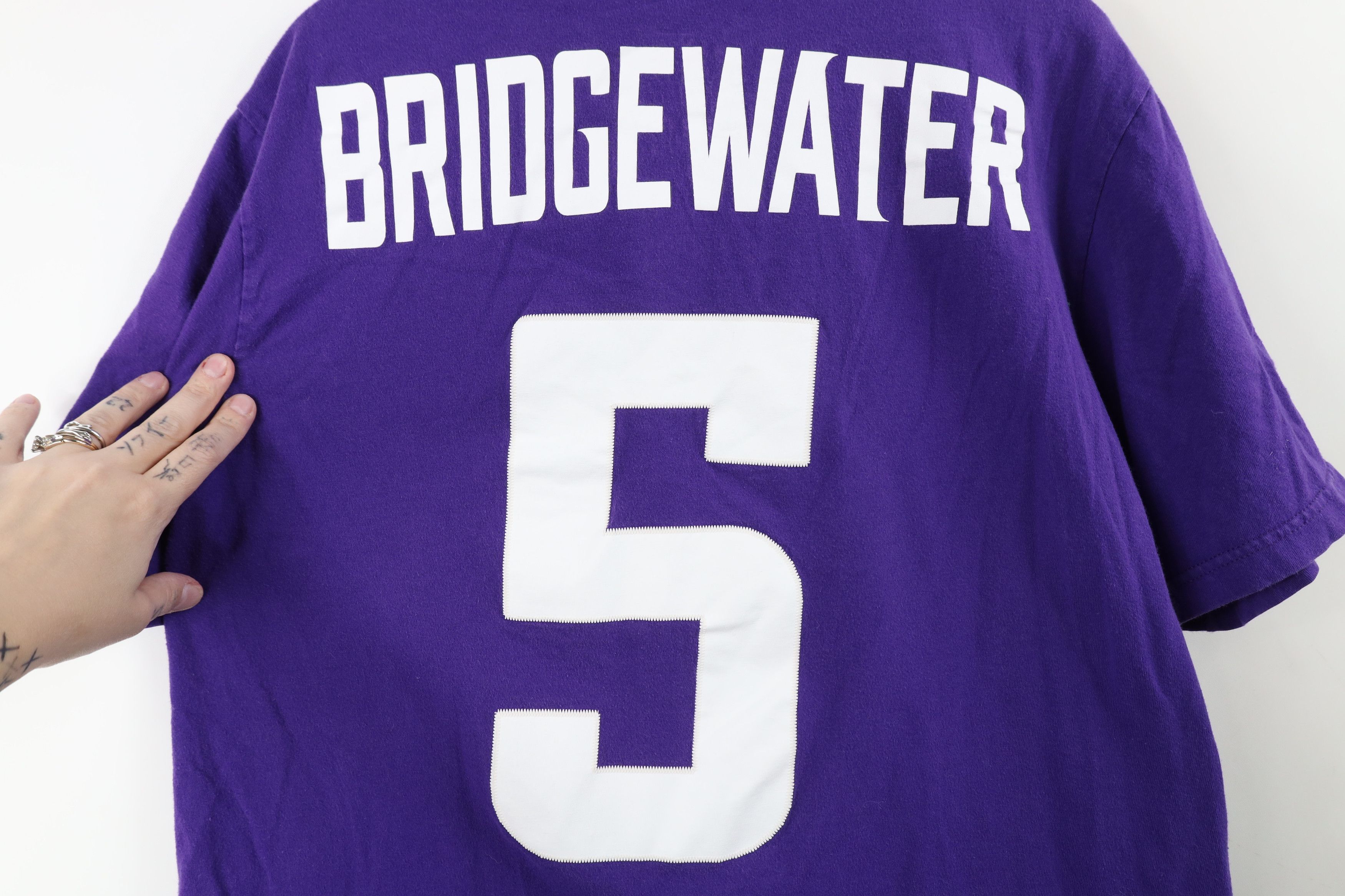 Nike Nike Bridgewater Minnesota Vikings Football Jersey T-Shirt Size US M / EU 48-50 / 2 - 13 Thumbnail
