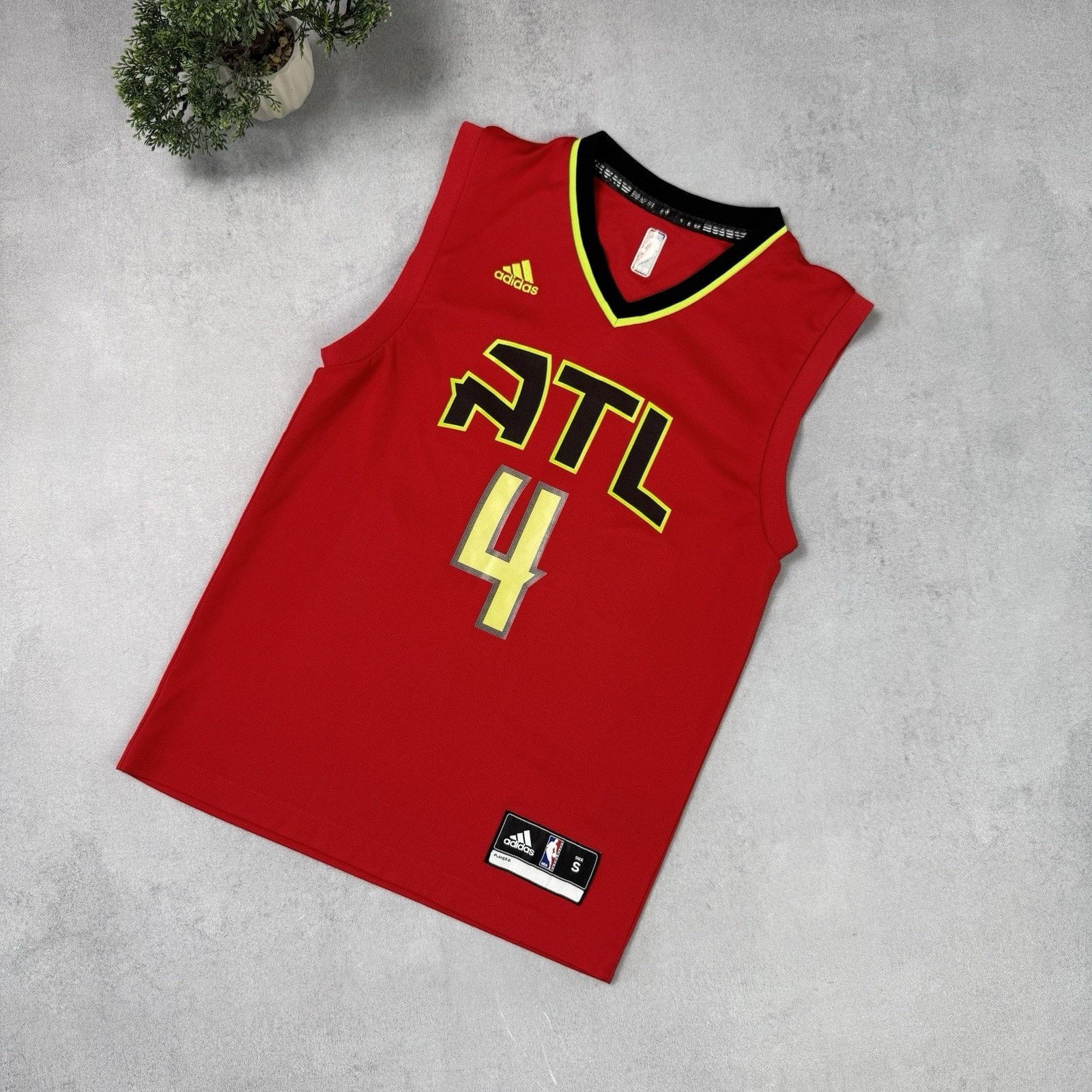 Adidas Adidas Atlanta Hawks NBA Jersey Small Millsap #4 Red Size S Size US S / EU 44-46 / 1 - 1 Thumbnail