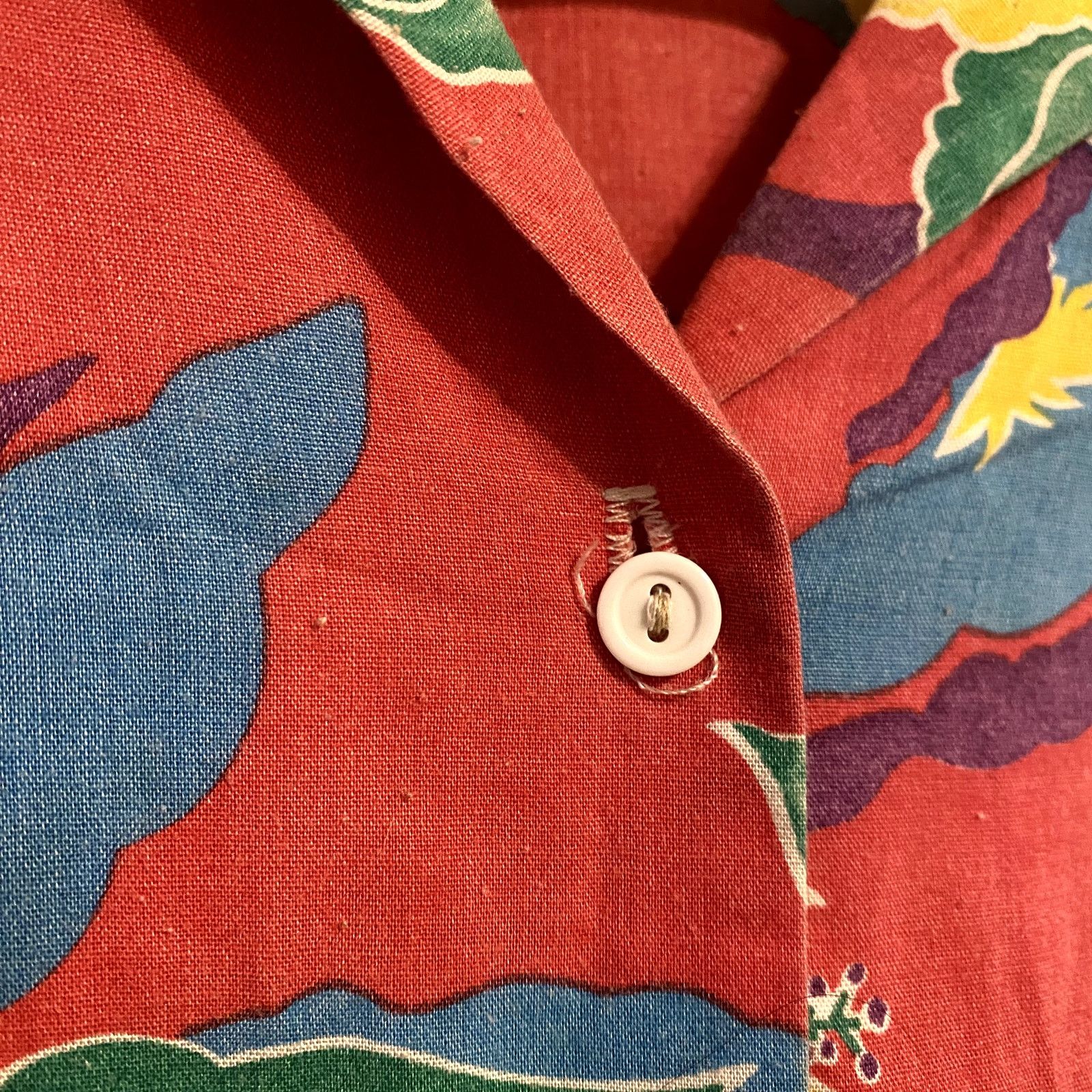 Vintage True Vintage 60's Open Collar Hawaiian Aloha Floral Shirt Size US M / EU 48-50 / 2 - 4 Thumbnail