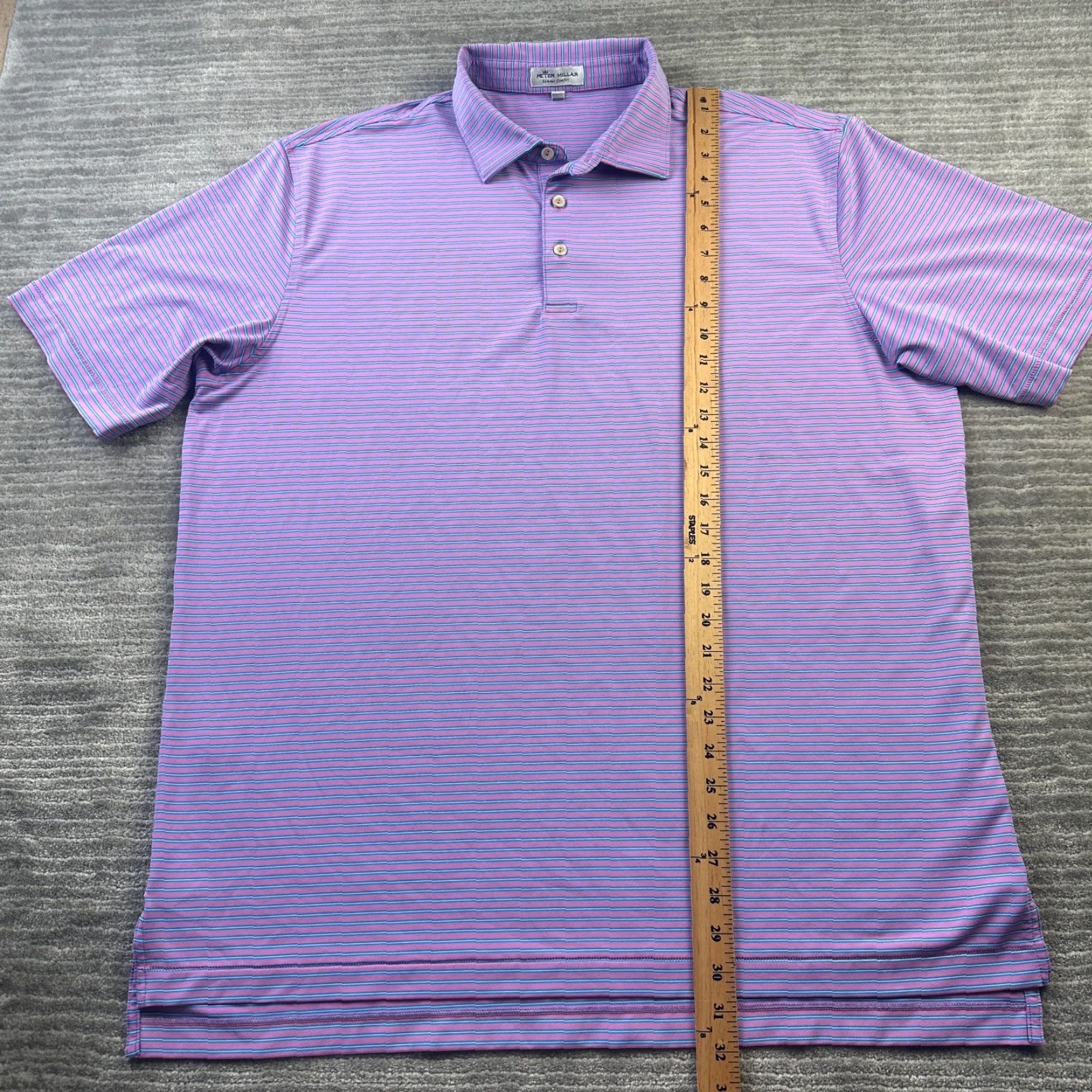 Peter Millar Peter Millar Polo Shirt Mens XL Purple Blue Golf Summer Comfort All Seasons Lightweight Size US XL / EU 56 / 4 - 8 Thumbnail