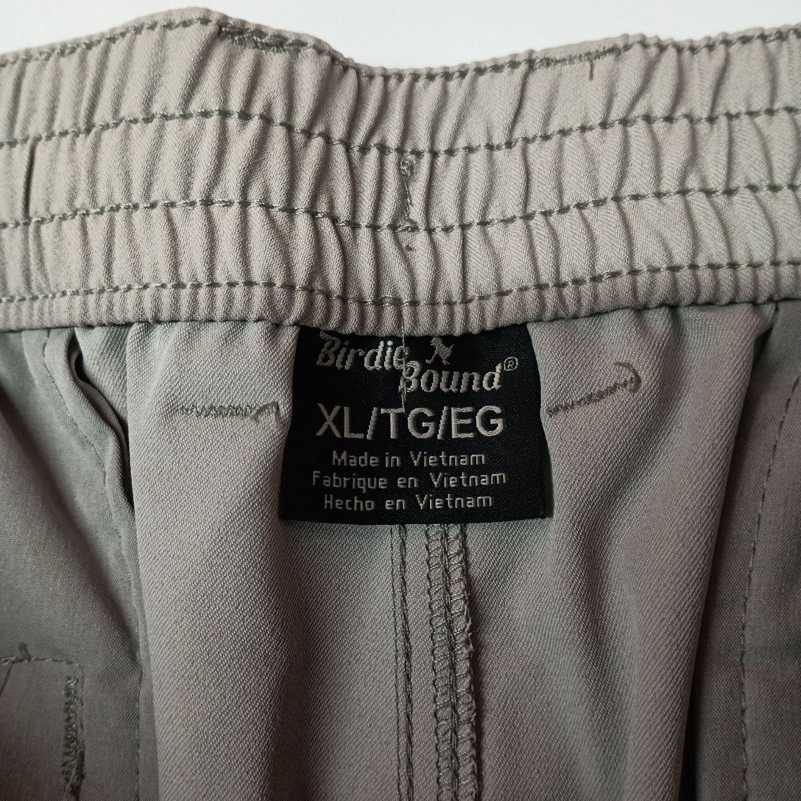 Other Birdie Bound Golf Joggers Men's XL Gray Stretch Drawstring Size US 38 / EU 54 - 9 Thumbnail