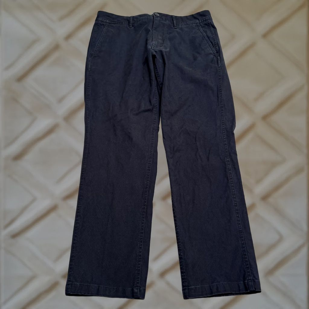 Bonobos Bonobos Slim Fit Chino Pants Mens 31x28 Navy Blue Straight Leg Cotton Casual Shoes? Size US 31 - 1 Thumbnail