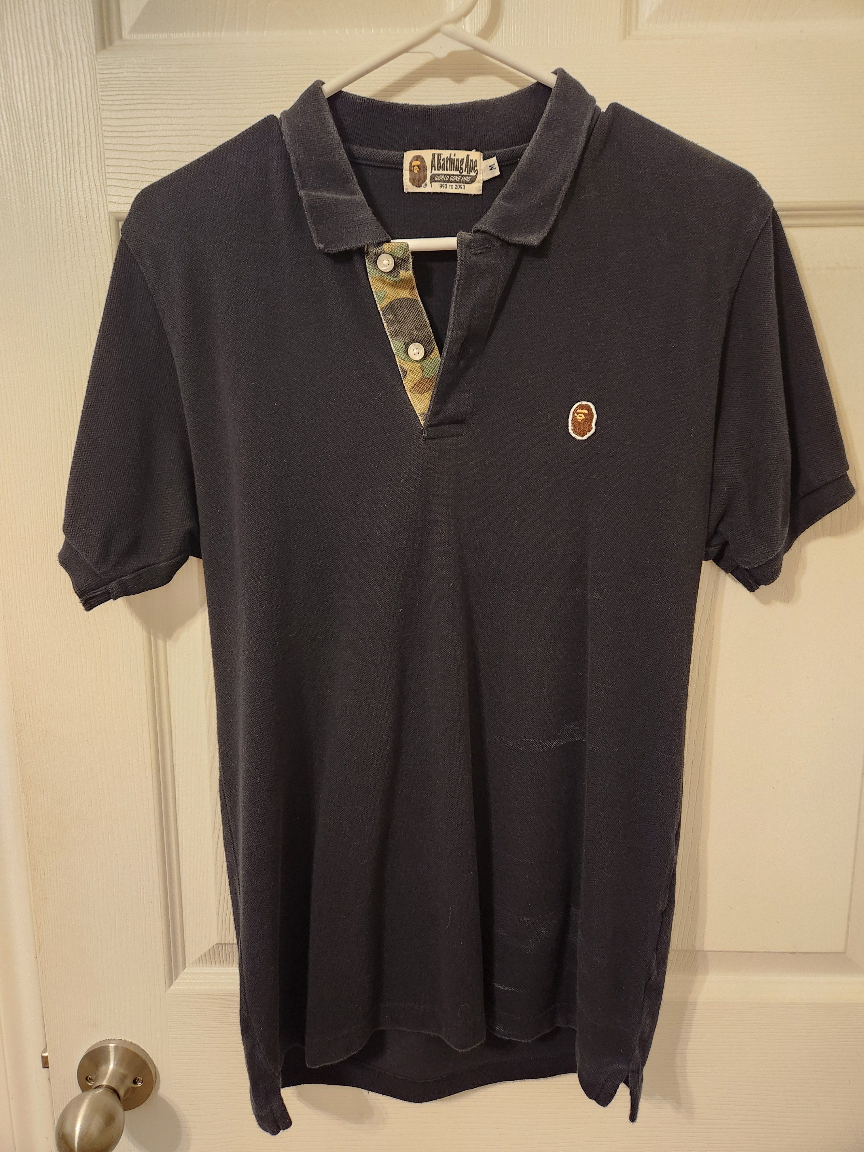 Bape Black/Camo polo Size US M / EU 48-50 / 2 - 1 Thumbnail