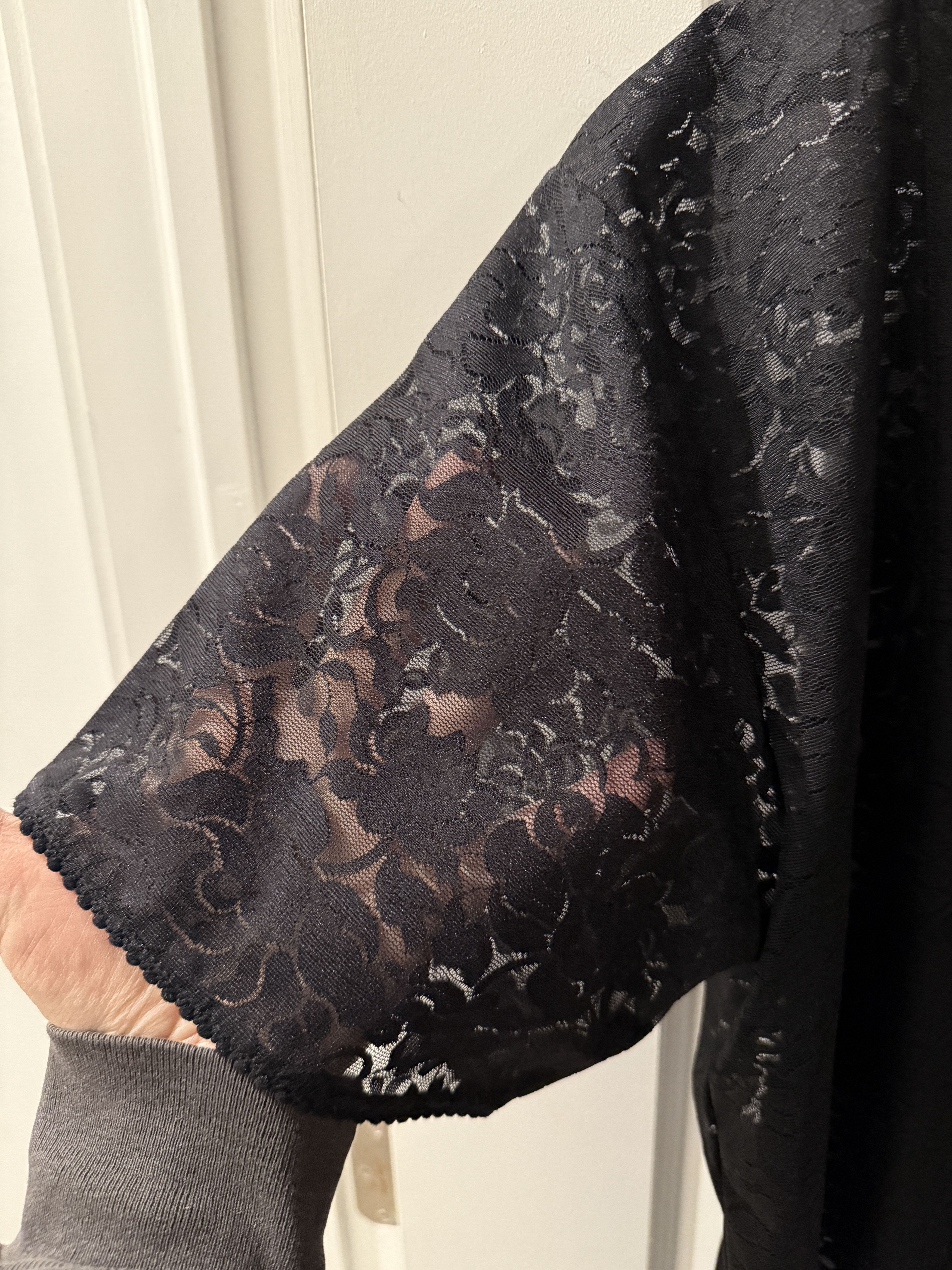Other Birrot Black Rose Lace T-Shirt Size US M / EU 48-50 / 2 - 6 Thumbnail