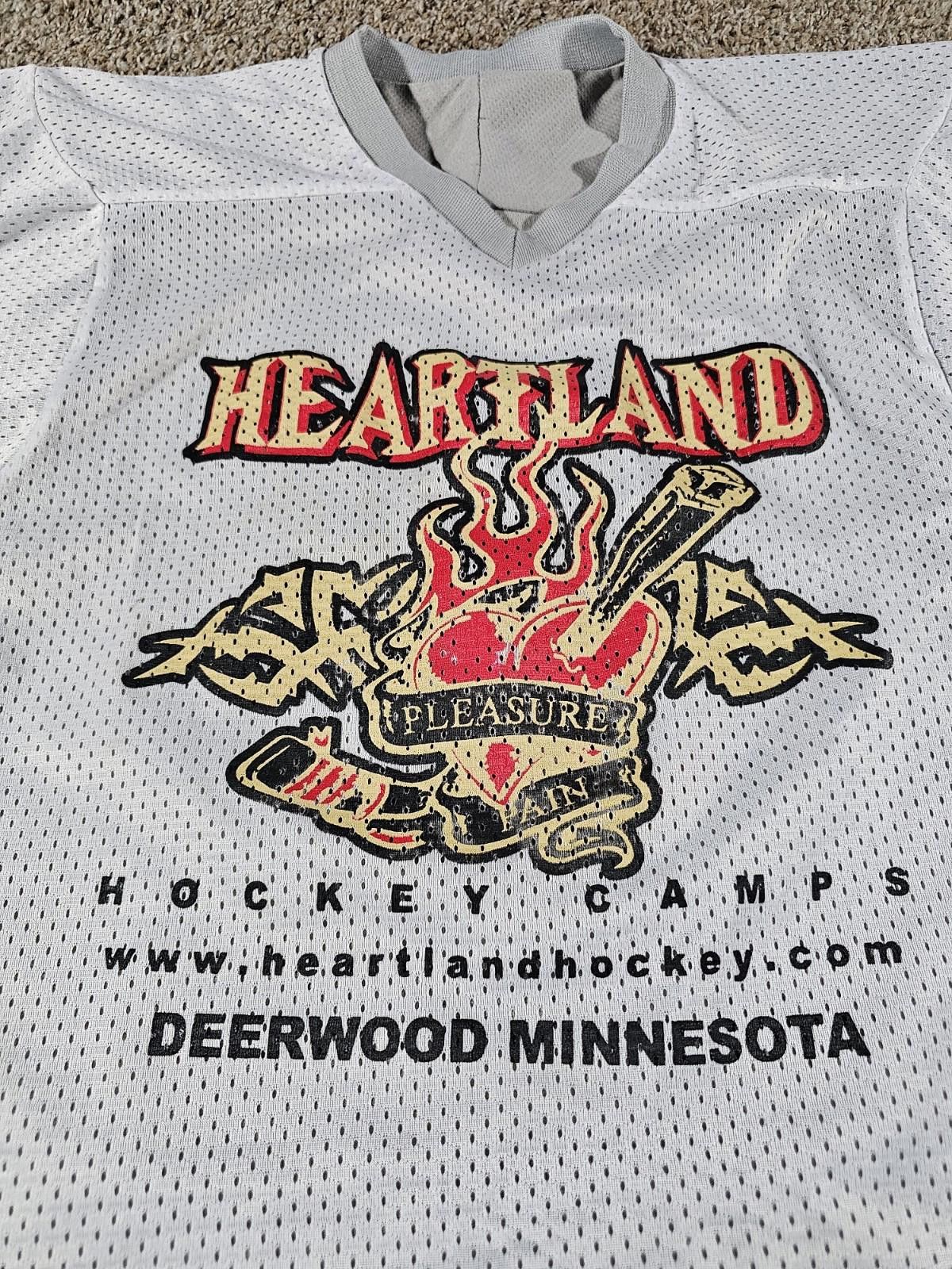 K1X K1 Heartland Hockey Camps Reversible Jersey White Gray Size ONE SIZE - 2 Thumbnail