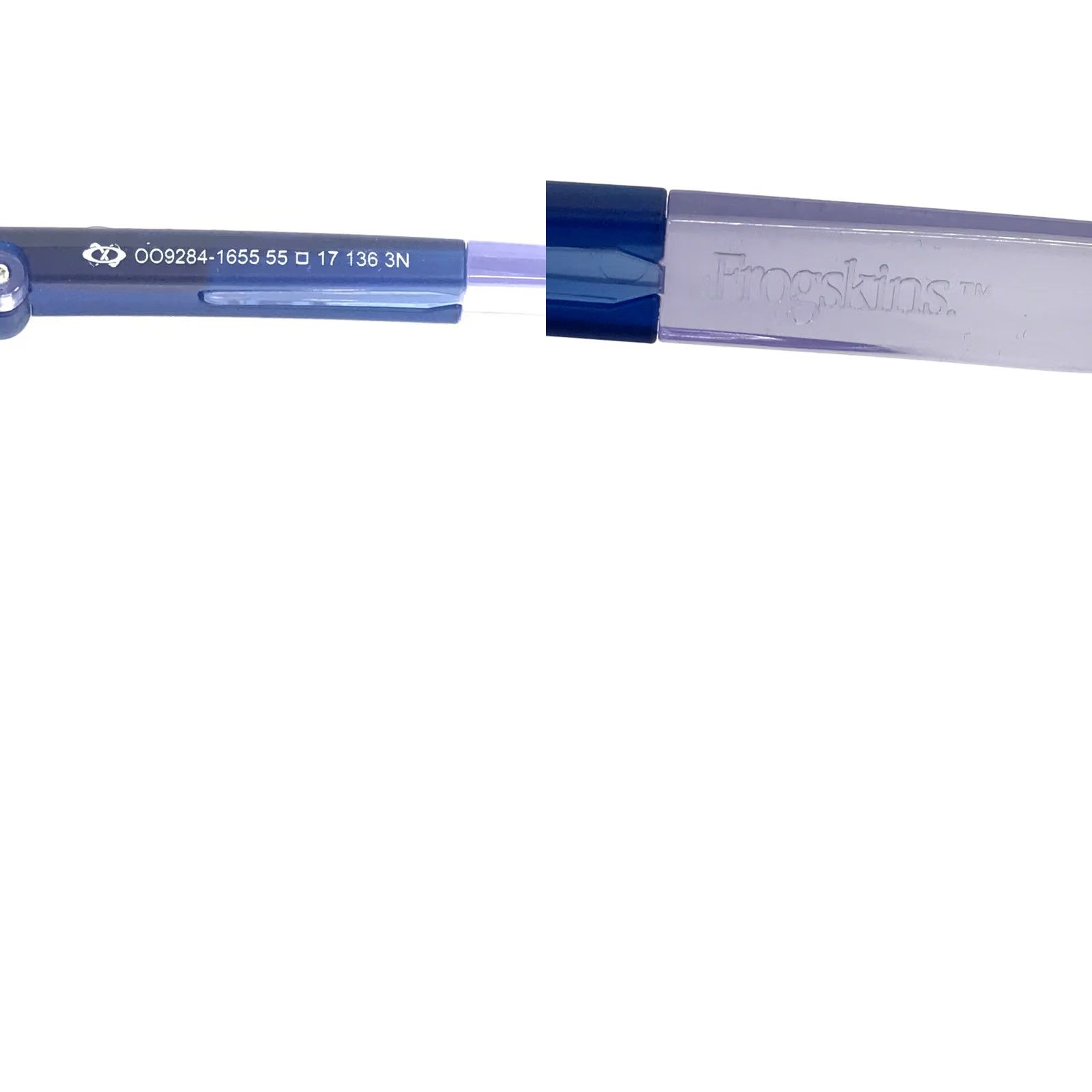 Oakley Sunglasses Frogskins Range OO9284-1655 Matte Transp Blue with Prizm Black Oakley Sunglasses Frogskins Range OO9284-1655 Matte Transp  main image 4