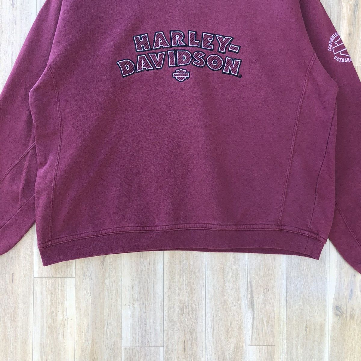 Harley Davidson × Vintage Vintage Harley Davidson Motorcycle Pullover Sweatshirt Size US M / EU 48-50 / 2 - 5 Thumbnail