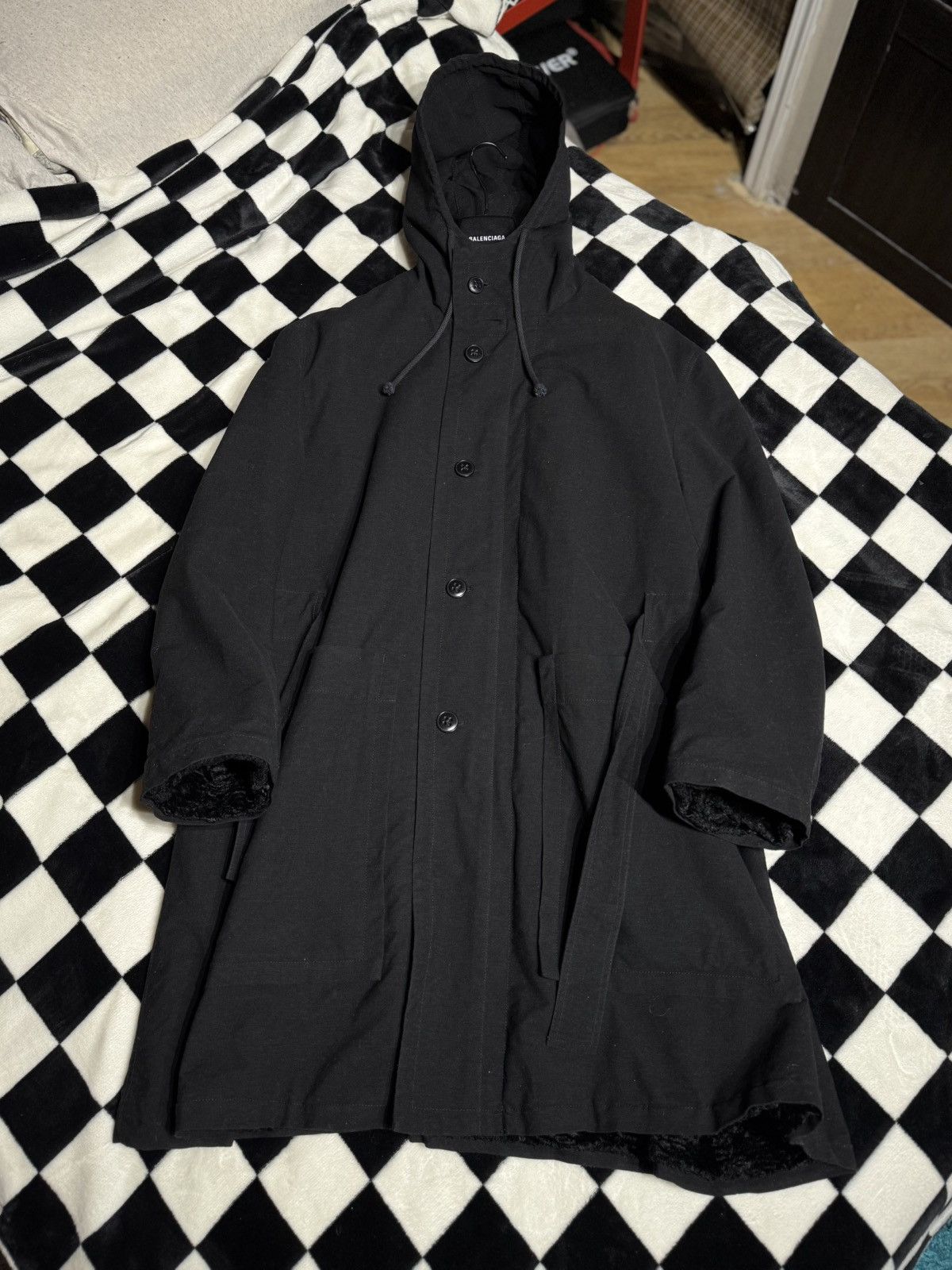 Ann Demeulemeester Ann demeulemeester 01aw Lamb skin coat