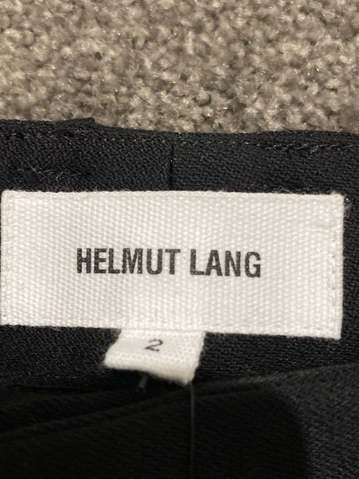 Helmut Lang Helmet Lang Smoking Wool Black Pants Size 26" / US 2 / IT 38 - 7 Thumbnail