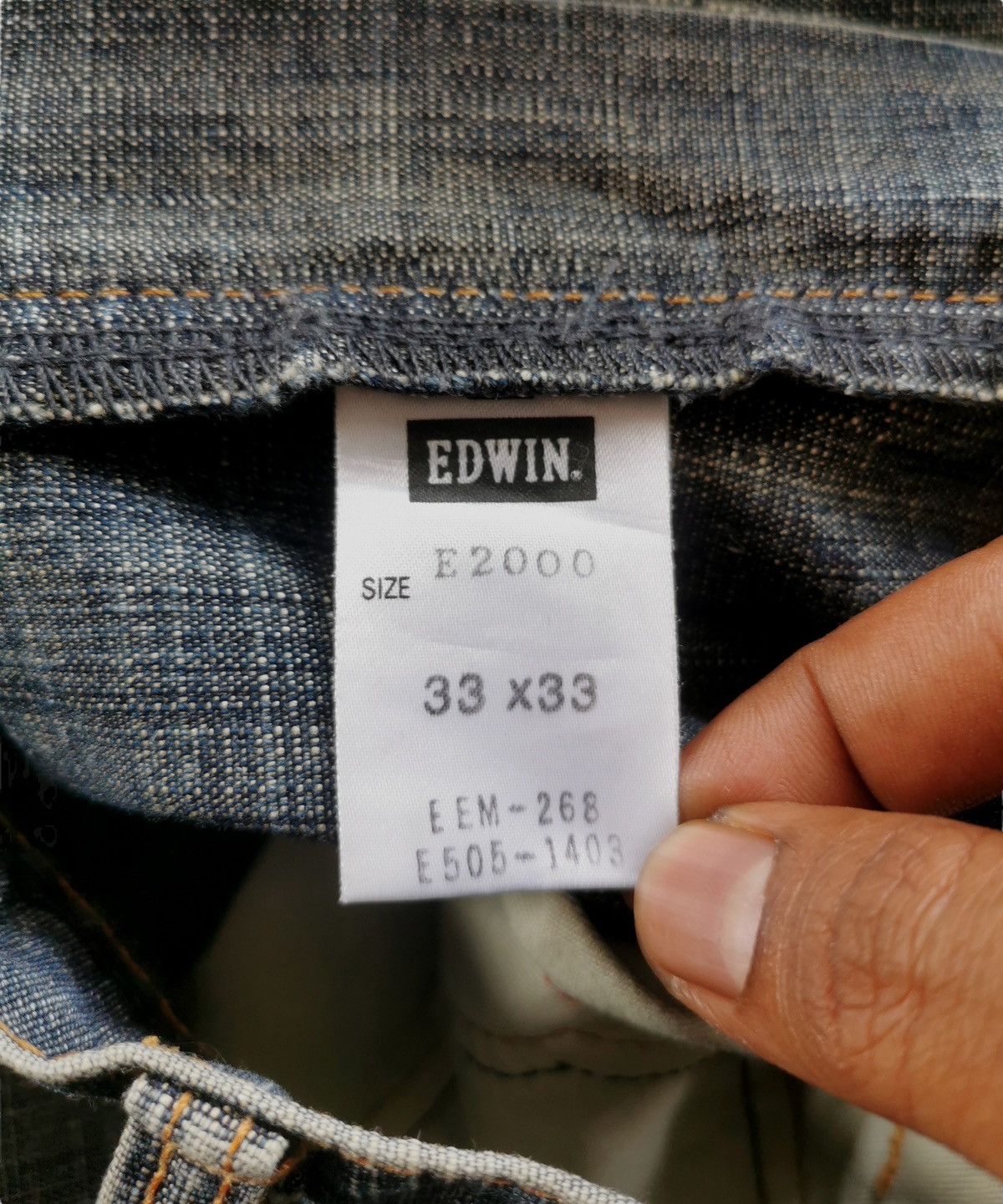 Edwin Vintage Edwin Distressed Style Tribal Size US 32 / EU 48 - 10 Thumbnail