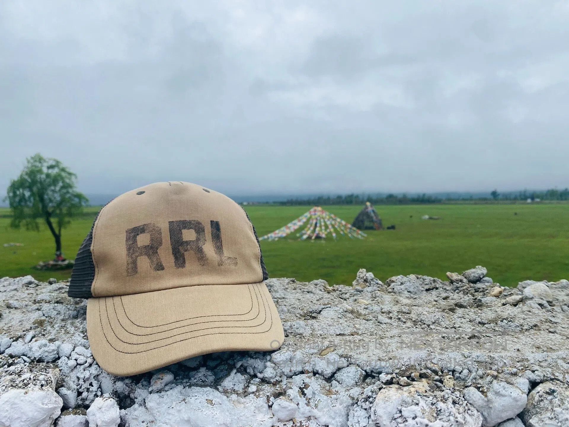 RRL Ralph Lauren Double RL Logo Military Baseball Cap. Size ONE SIZE - 3 Thumbnail