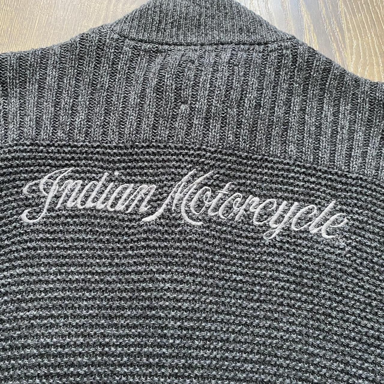 Lucky Brand Lucky brand Indian motorcycle full zip knitted sweater Size US L / EU 52-54 / 3 - 7 Thumbnail