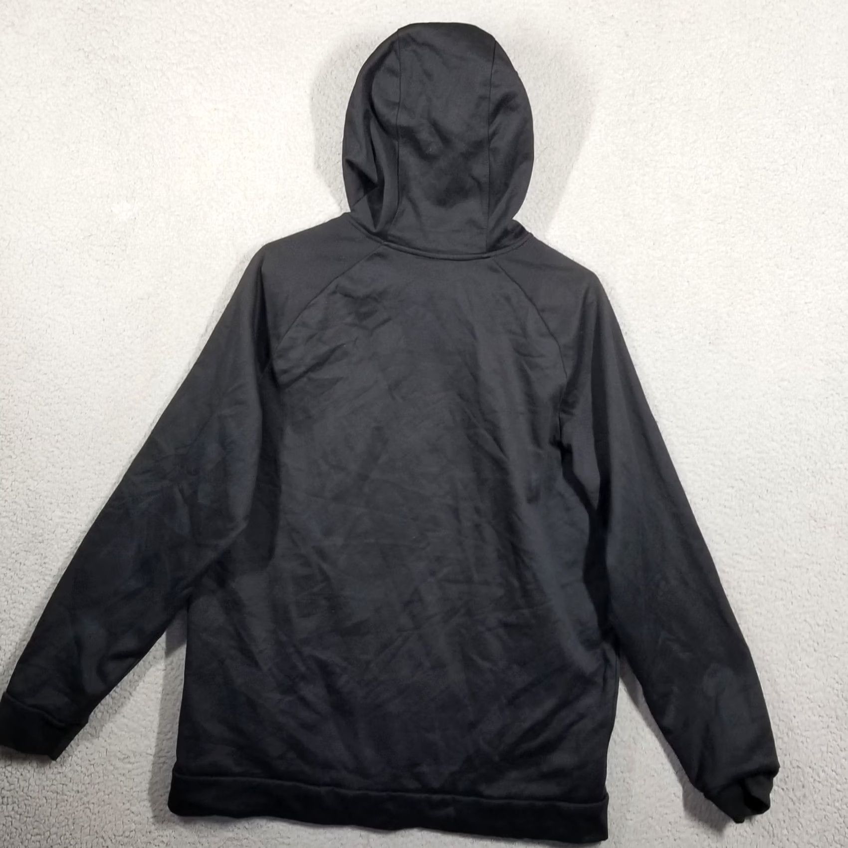 Nike Nike Hoodie Men’s Large Black Swoosh Fleece Pullover Therma Fit Hooded Sweatshirt Pullover Sportswear Regular Fit Size US L / EU 52-54 / 3 - 2 Thumbnail